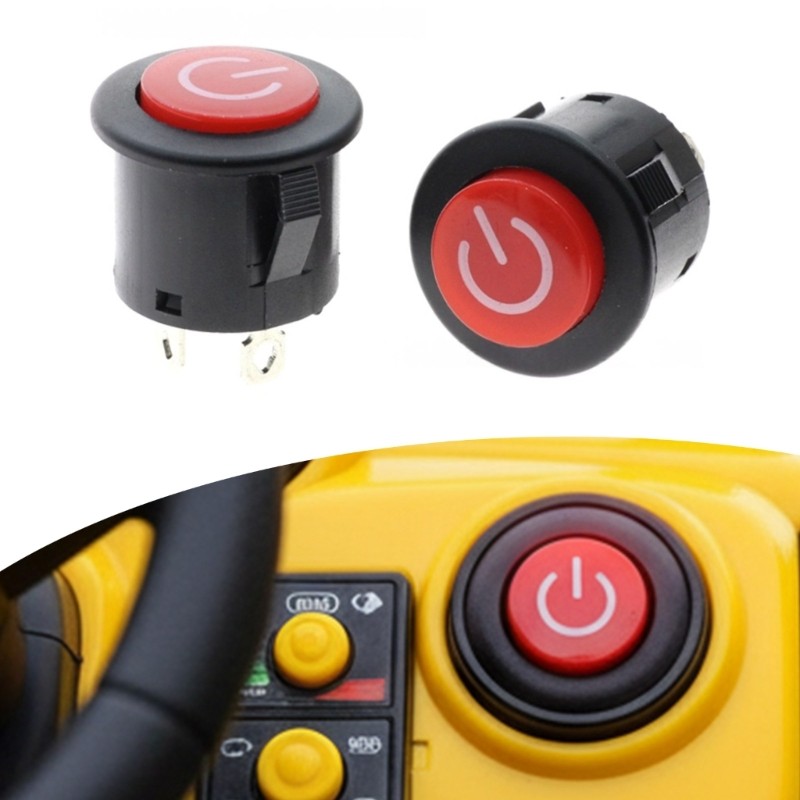 Children Ride On Vehicle Start Power Button Repair Part With Push Start Design