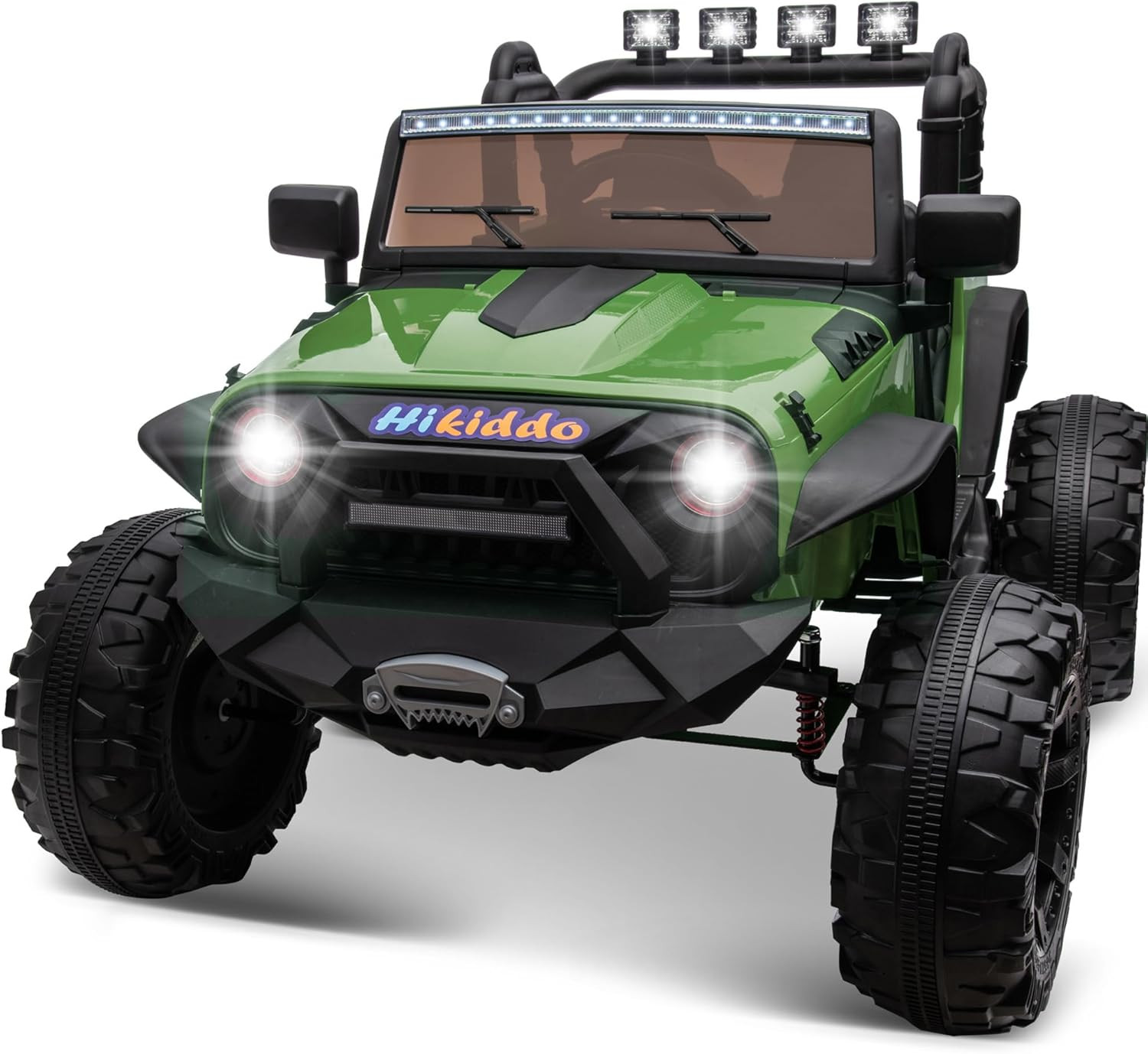 24V 9Ah Ride on Toy for Big Kids, 4X4 2 Seater Ride on Car Truck W/Remote Contro