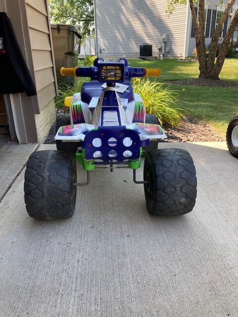 VINTAGE Working Kawasaki Ninja Power Wheels Powered Ride-On Car Vehicle RARE