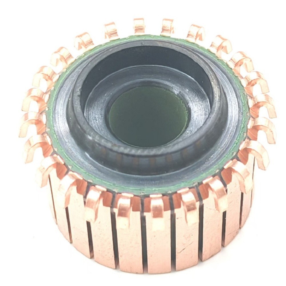 24 Segment Commutator 23.2 mm x 8 mm x 14.6(16.2) mm for Home Appliance Motor