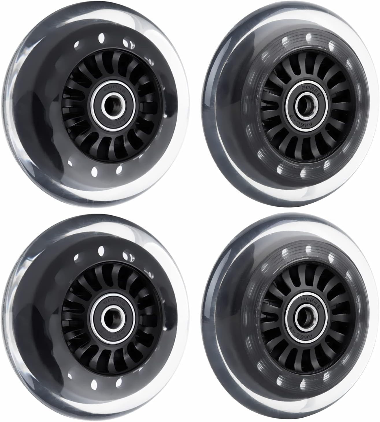 Smooth-Glide Replacement Wheels for Wiggle Cars – 90mm with Convex & Concave Hub