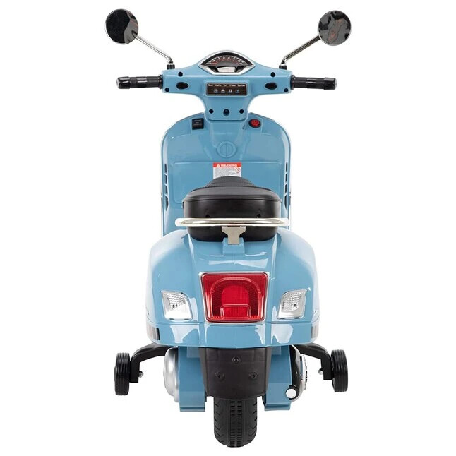 NEW Huffy Kids Vespa Ride On Battery 6v Scooter Blue 2 mph w/ lights & sound