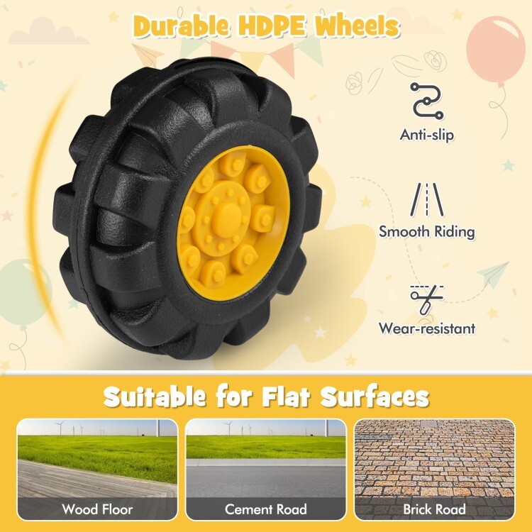 6V Battery Electric Kids Ride-on Bulldozer Toy Gift Kids With Adjustable Bucket