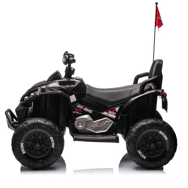 24V Kids Ride On Toy Electric ATV 4-wheel shock absorber 1.24-3.73MPH Aged 3-12