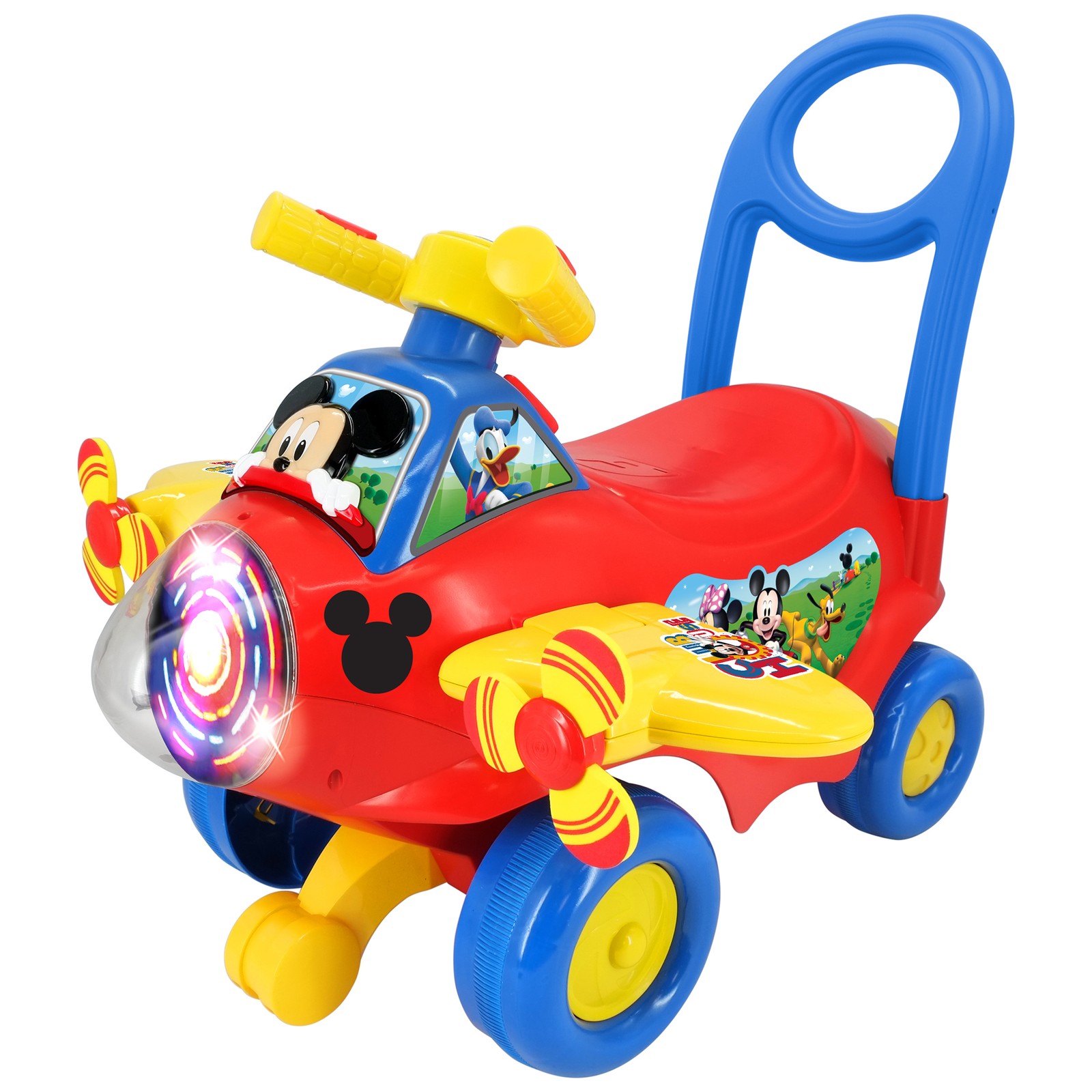 Kiddieland: Disney Activity Plane Ride-On – Mickey – Spinning Light & Sounds