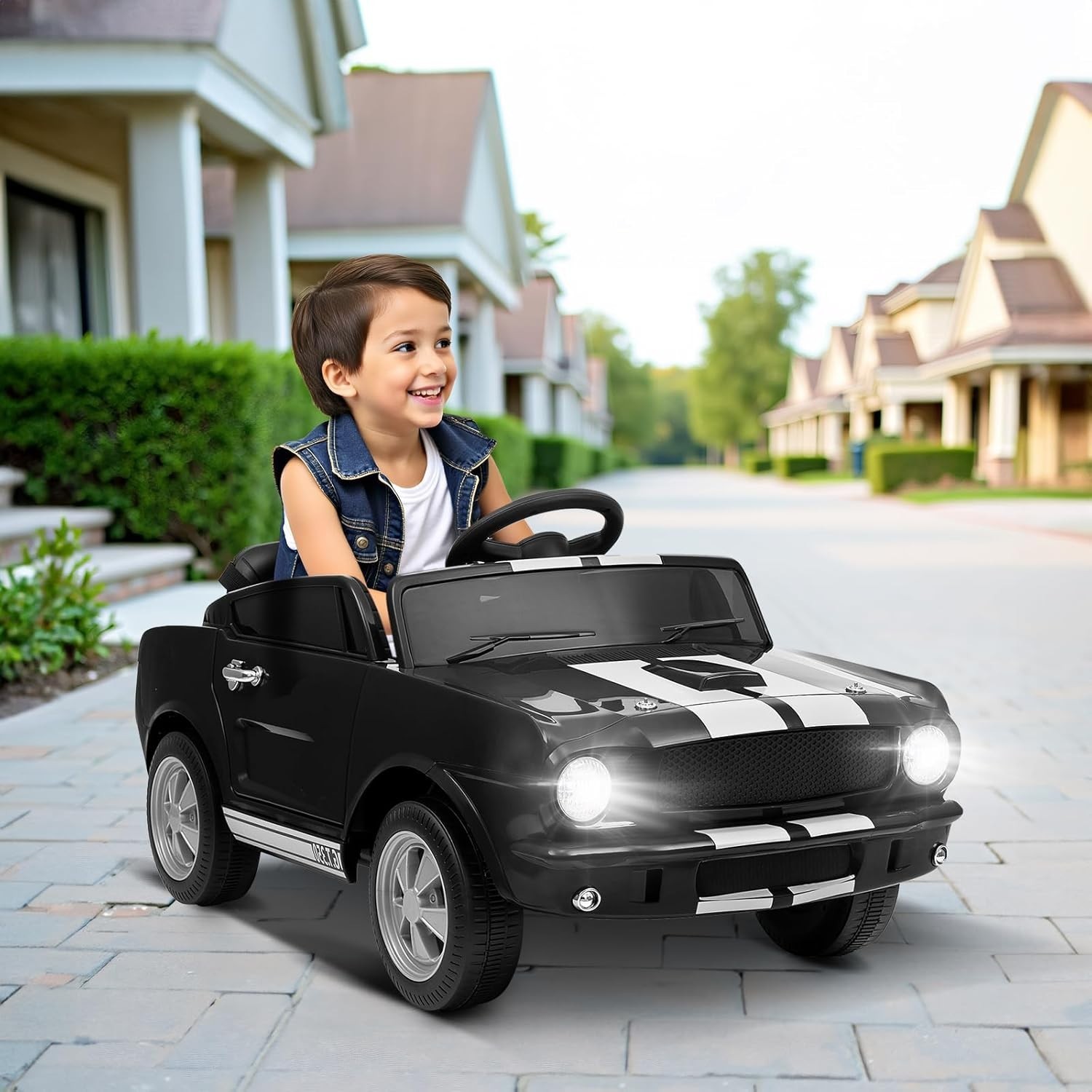 Carro Electrico Para Niños Coche Montable De Jugar Manejar Con Control Remoto..