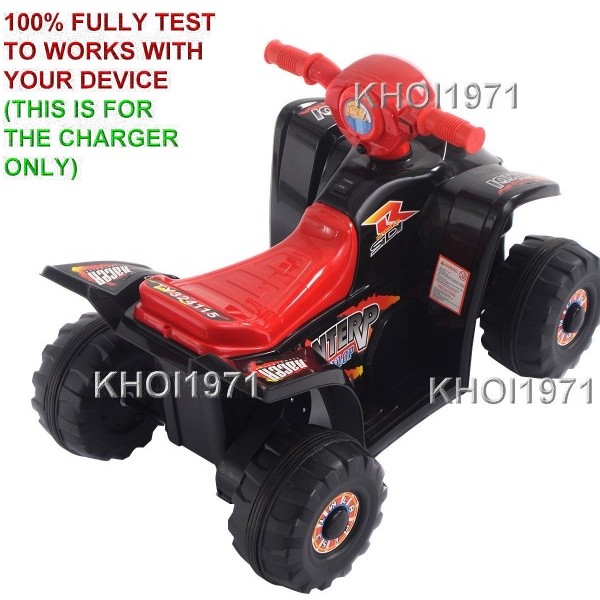 WALL Charger AC adapter for RED TY324115 COSTWAY ATV Quad 4 Wheeler ride on 6V