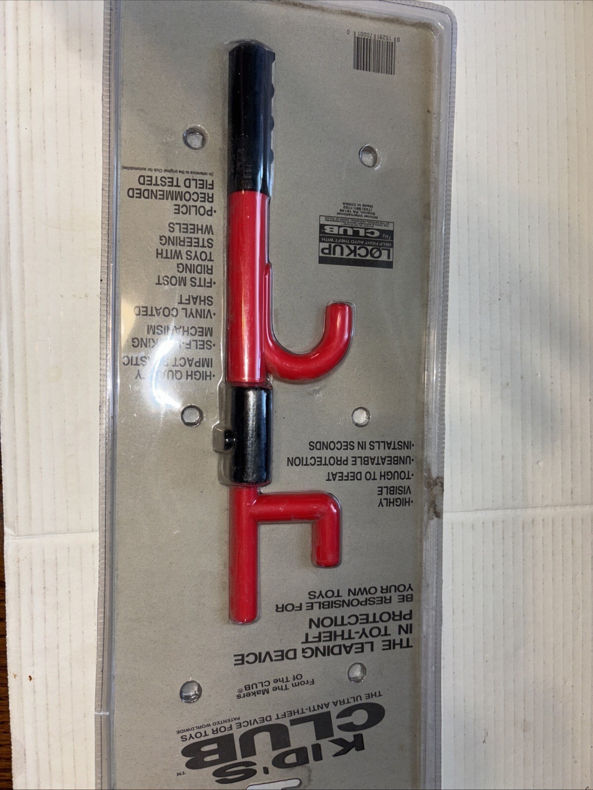 Kid’s Club Anti-Theft Device For Toy Car Brand Brand New Sealed Rare