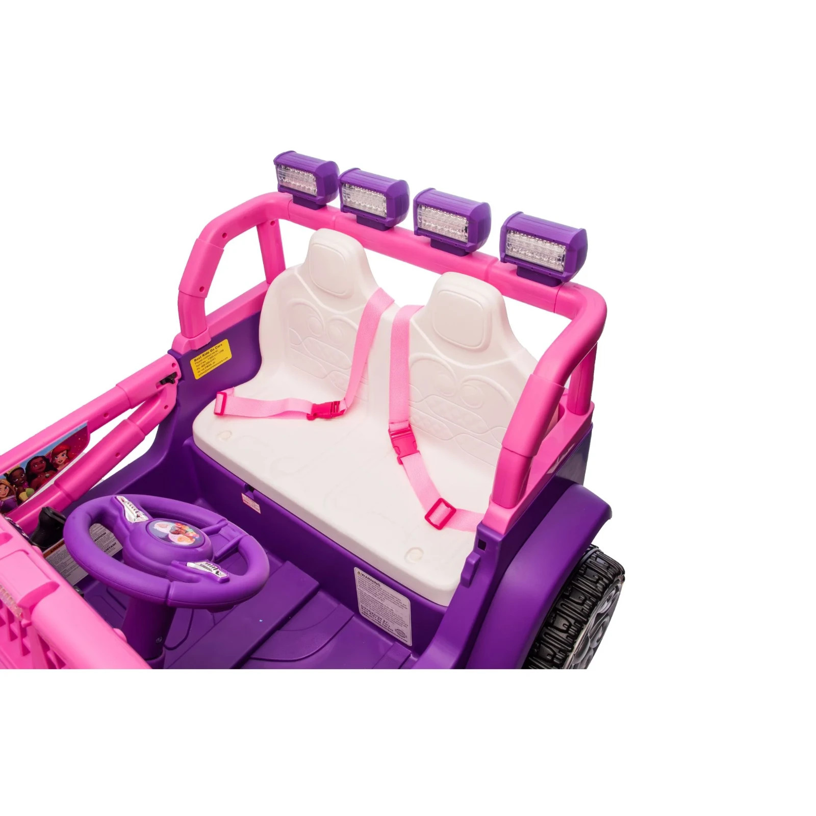 Disney Princess Voyager 12V Battery-Powered Ride-On SUV with Remote, Ages 3+
