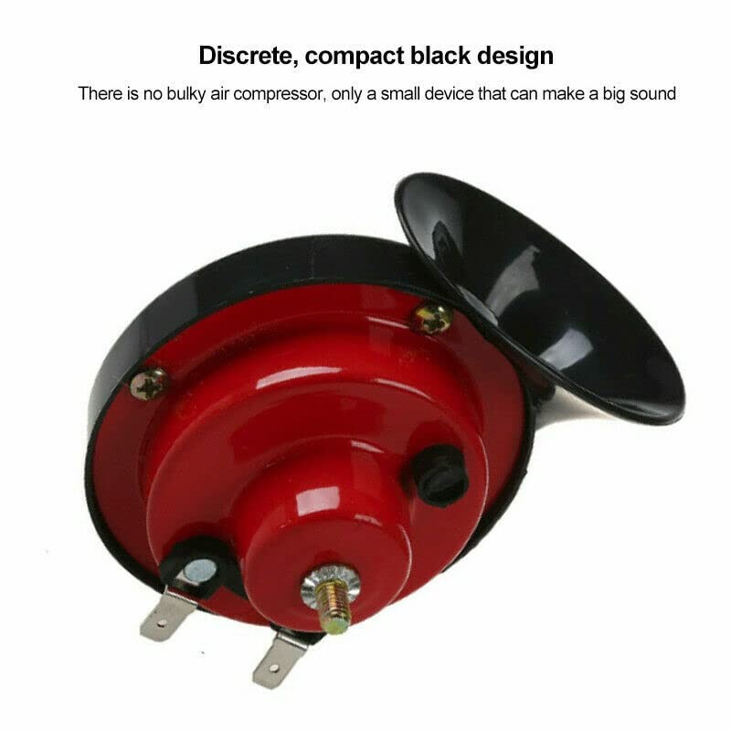 2PC 12V 300DB Super Loud Train Horn Waterproof Motorcycle Car Truck SUV Boat