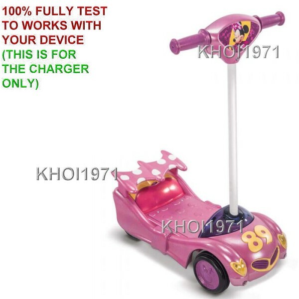 8FT WALL charger AC adapter FOR 18438 HUFFY Scooter Disney Minnie Mouse ride on