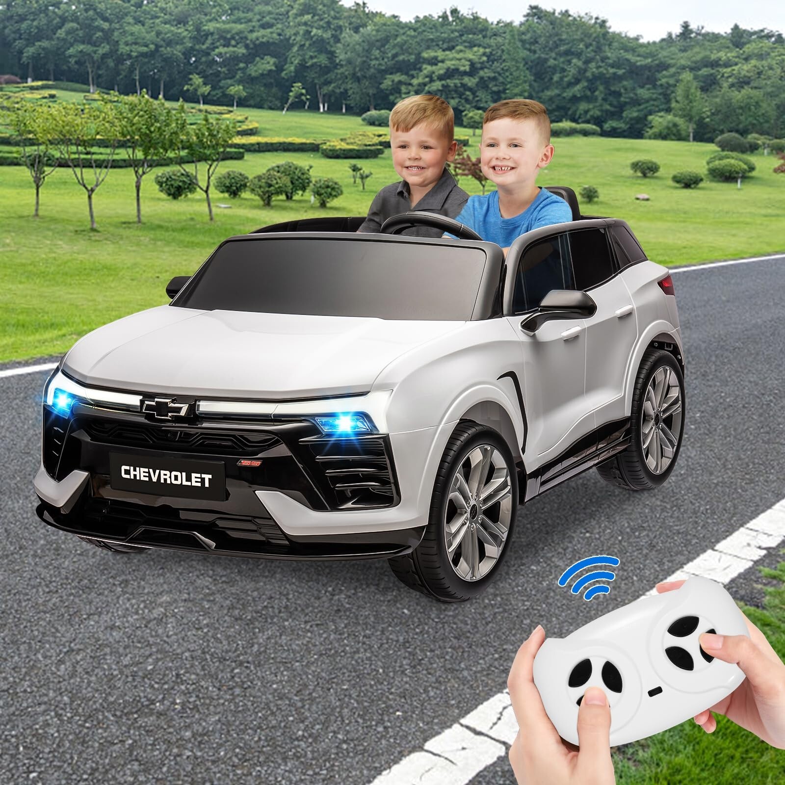 Kids Ride On Car 24V 2-Seater SUV Licensed Chevrolet Blazer w/ Remote Control