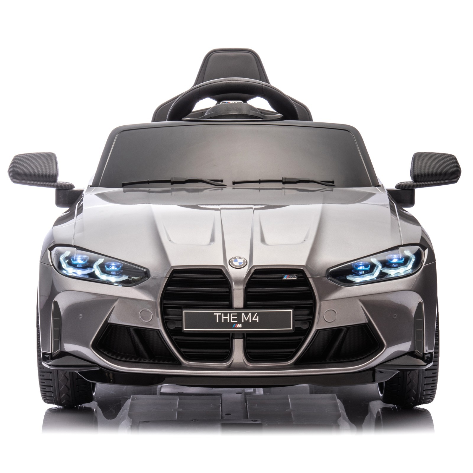 Licensed BMW M4 Electric Ride-On Car 24V Truck with Remote Control for Kids 3-5