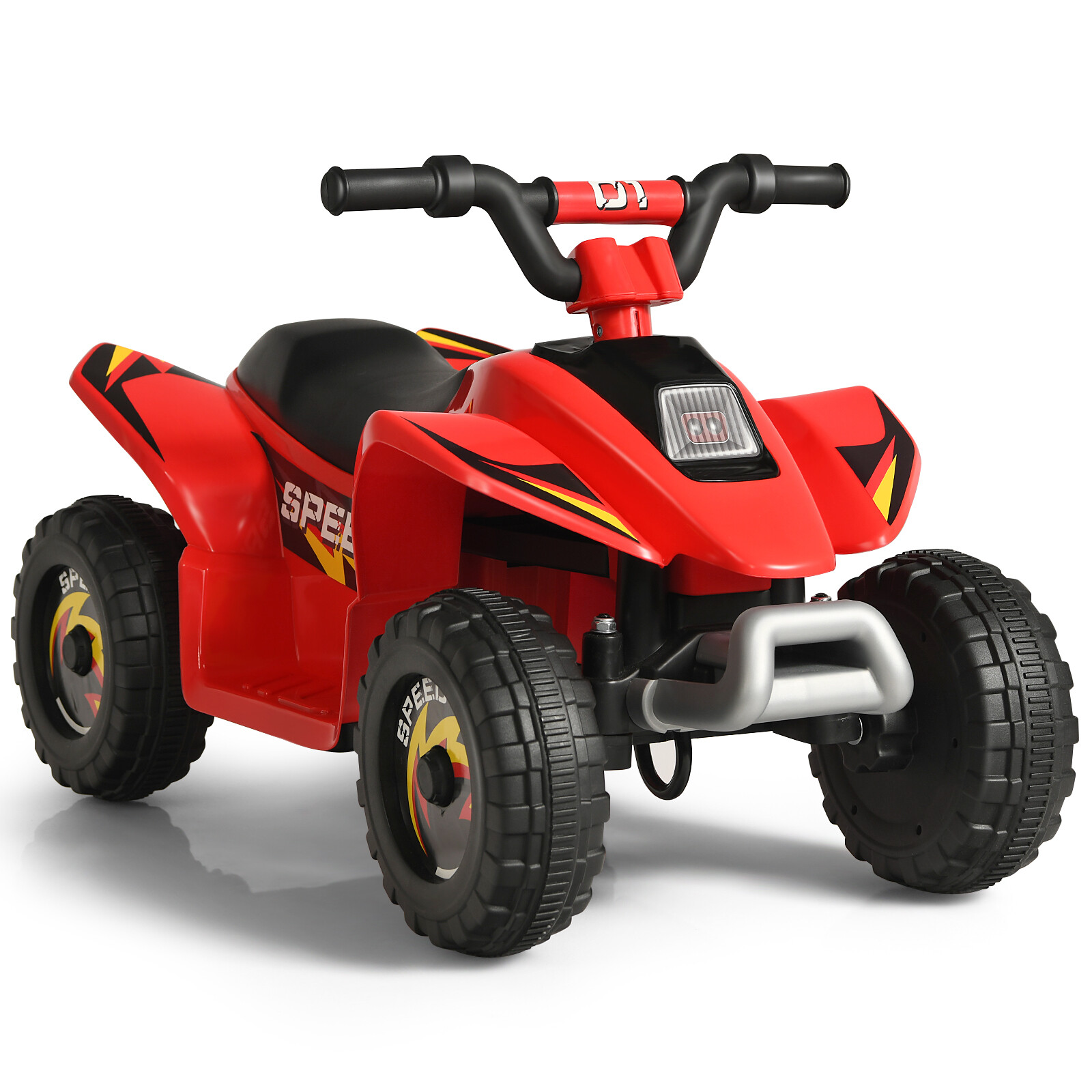 6V Kids Electric Quad ATV 4 Wheels Ride On Toy for Toddlers Forward&Reverse Red