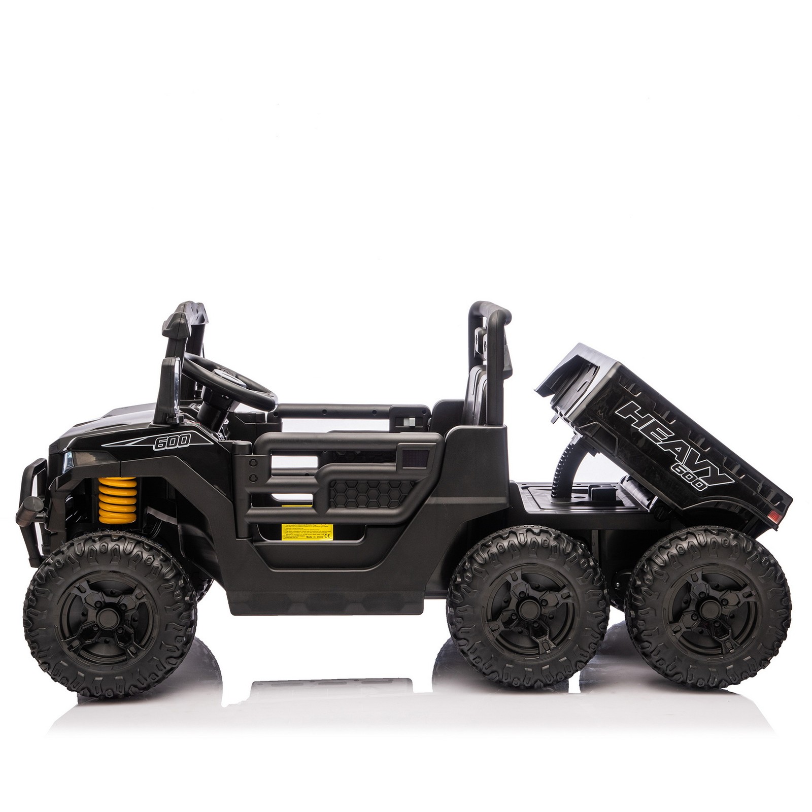24V 440W Kids Ride on Dump Truck UTV Toy Car 4WD 6-Wheels Parent Control Music