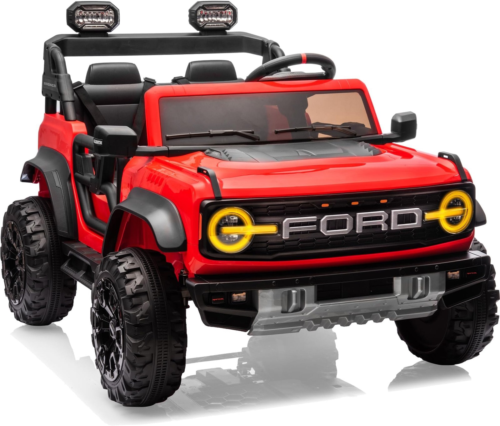 First Ride On Ford Bronco 24V Ride on Toys for Boys & Girls, 2 Seater Kids El…