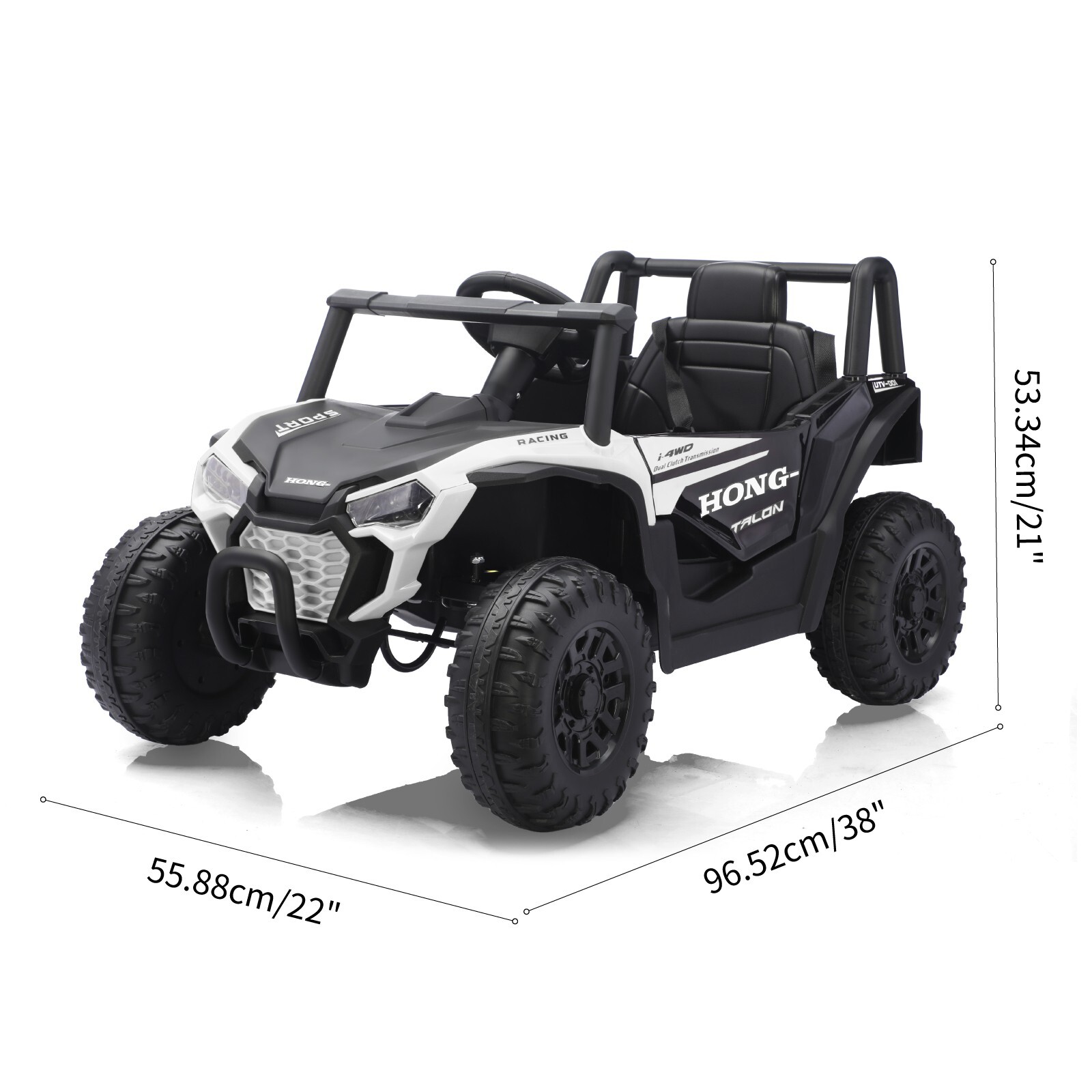 12V Kids Ride on UTV Electric Power Wheels Toy Quad Car w/ Remote LED Lights MP3