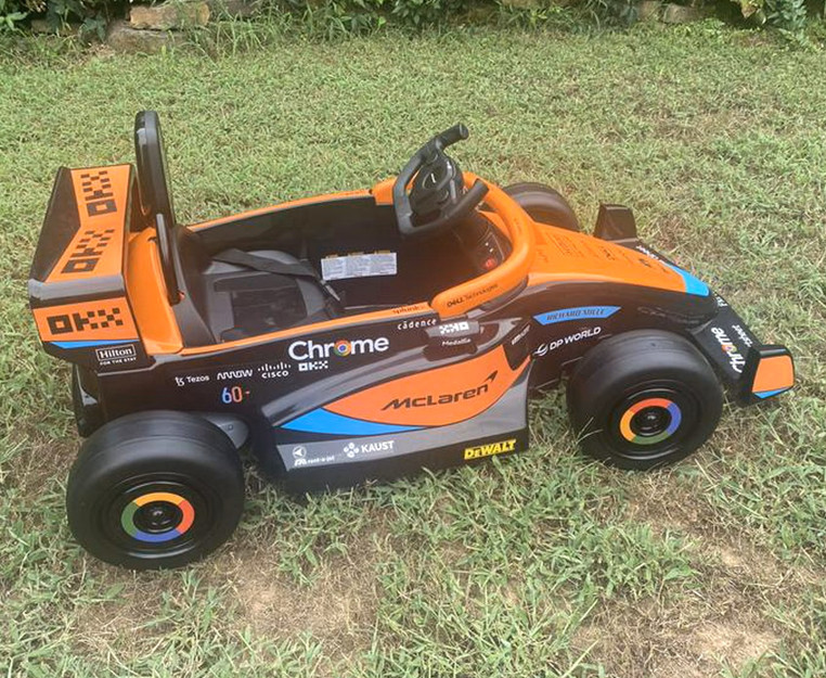 Kids 12V Electric Ride On Racing Car Battery Powered with RC for Ages 3 to 5