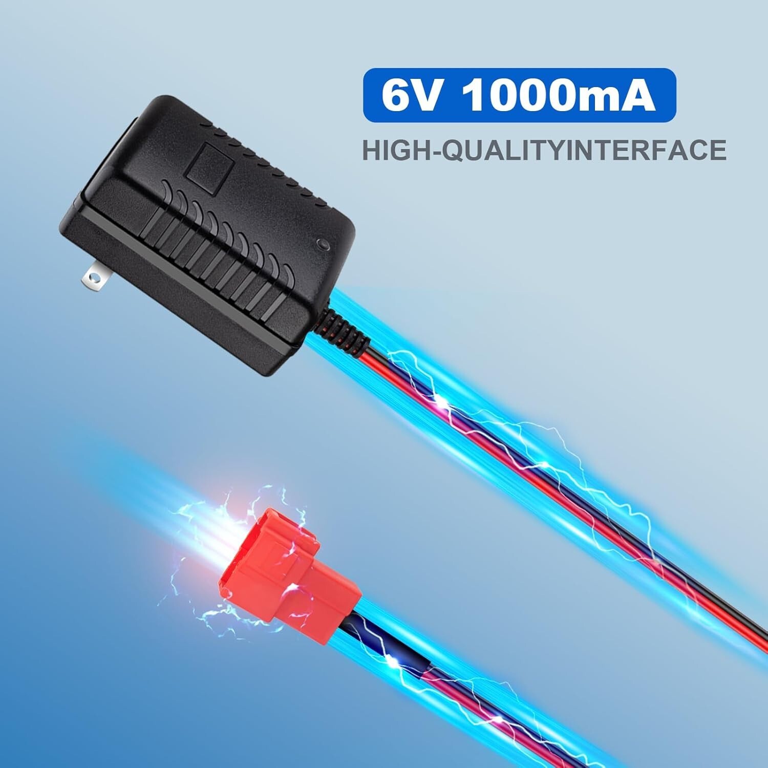 6V Kids Ride On Car Charger 6 Volt Battery Charger BMX X6 Kid TRAX Disney GMC