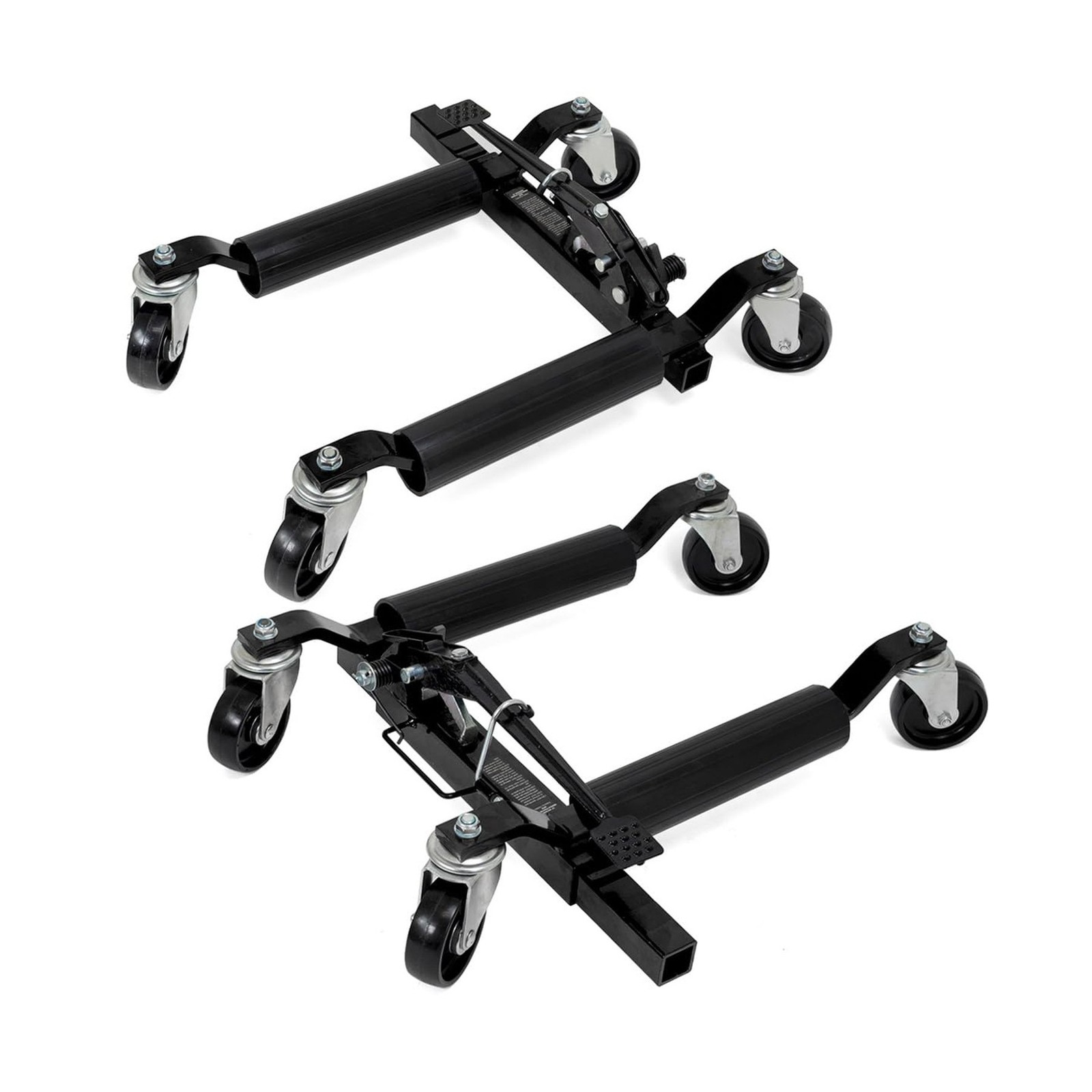 Stark USA Set of (2) Truck Car Wheel Moving Dolly Ratchet Type Auto Tire Mech…