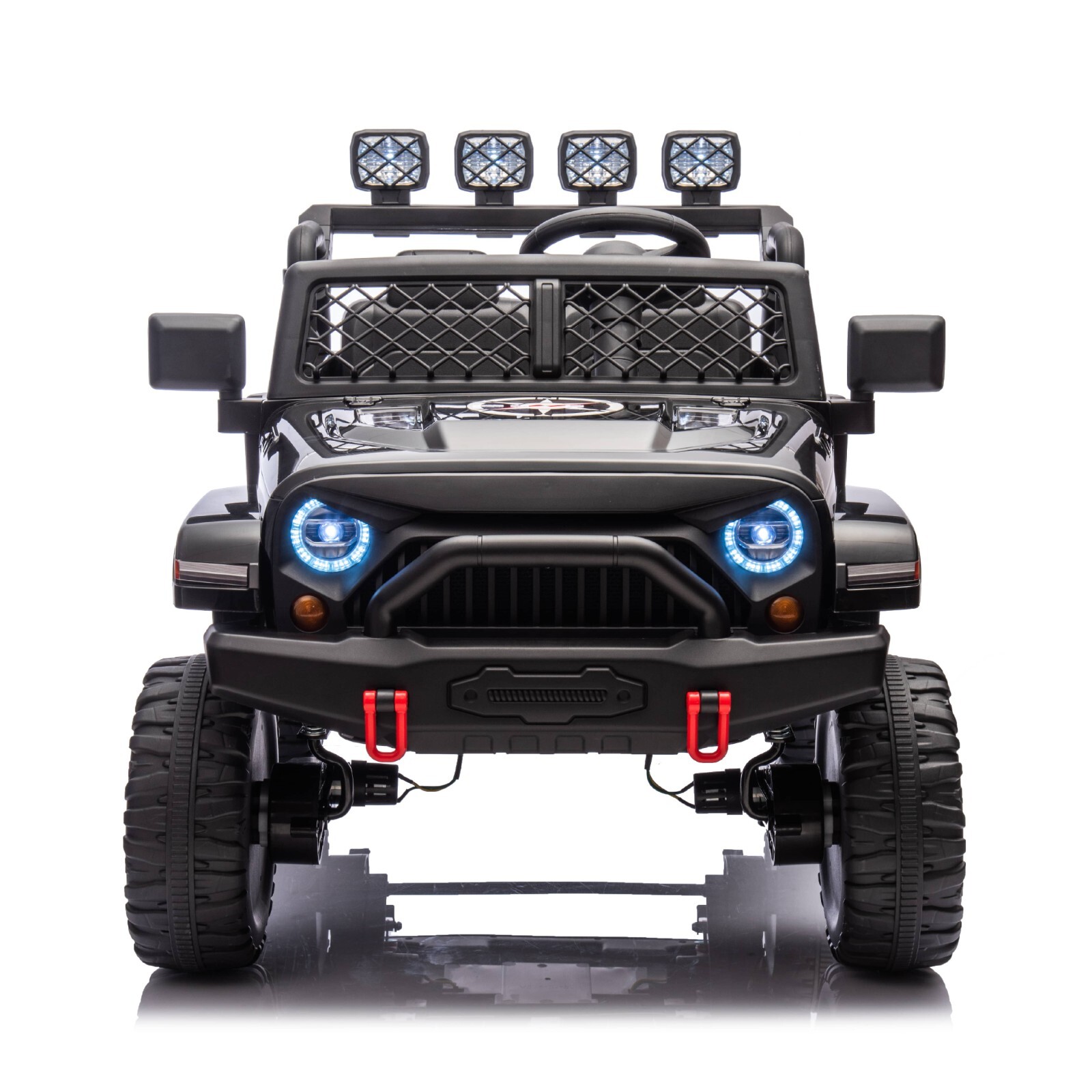 2 Seaters Kids Ride on Jeep 24V Electric Car 4WD Truck Toy with Remote Control