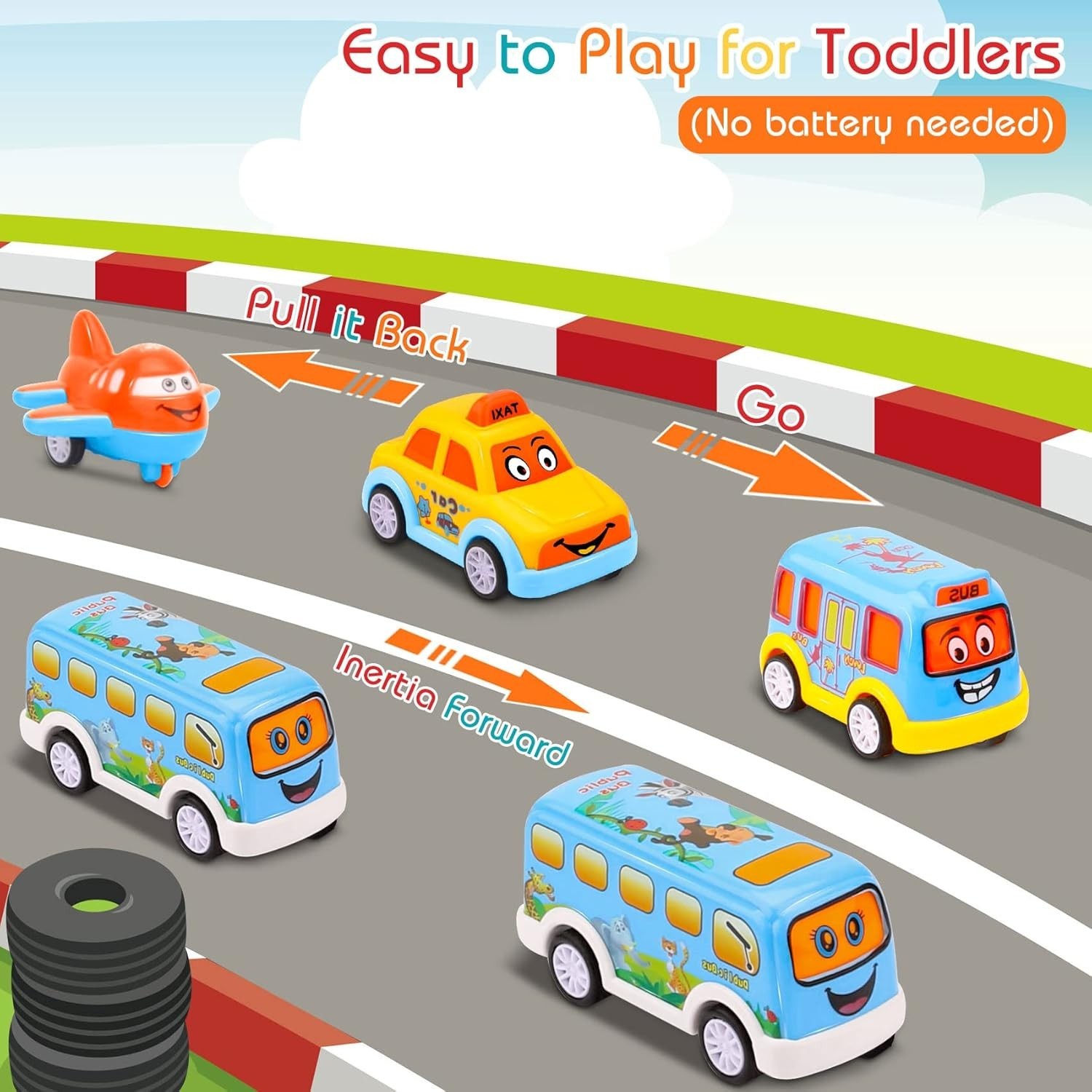 Portable Carrier Truck Playset: Creative 5-in-1 Toddler Toy Gift for Age 1-3