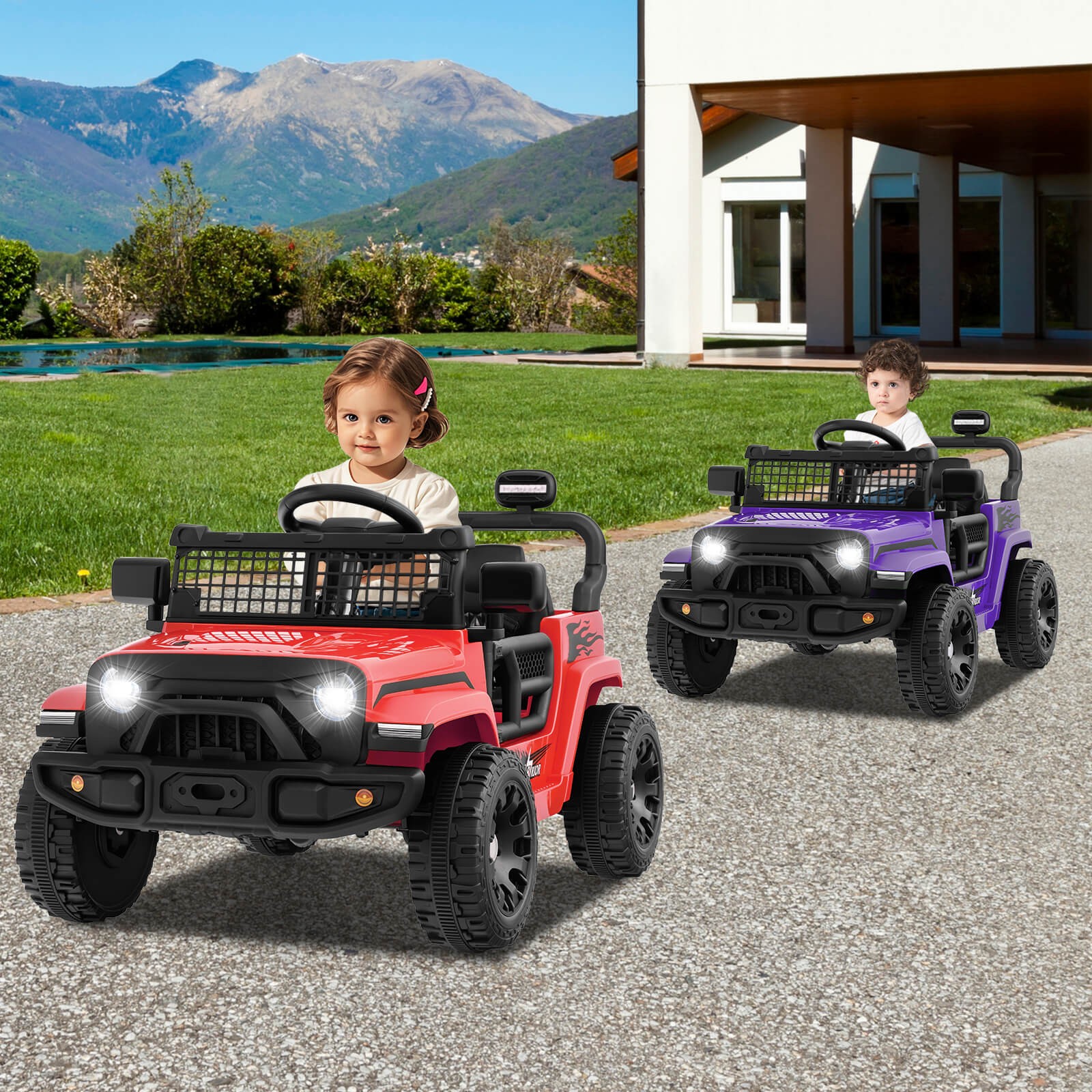12V Kids Ride on Truck Car Battery Powered Electric Vehicle with Remote Control