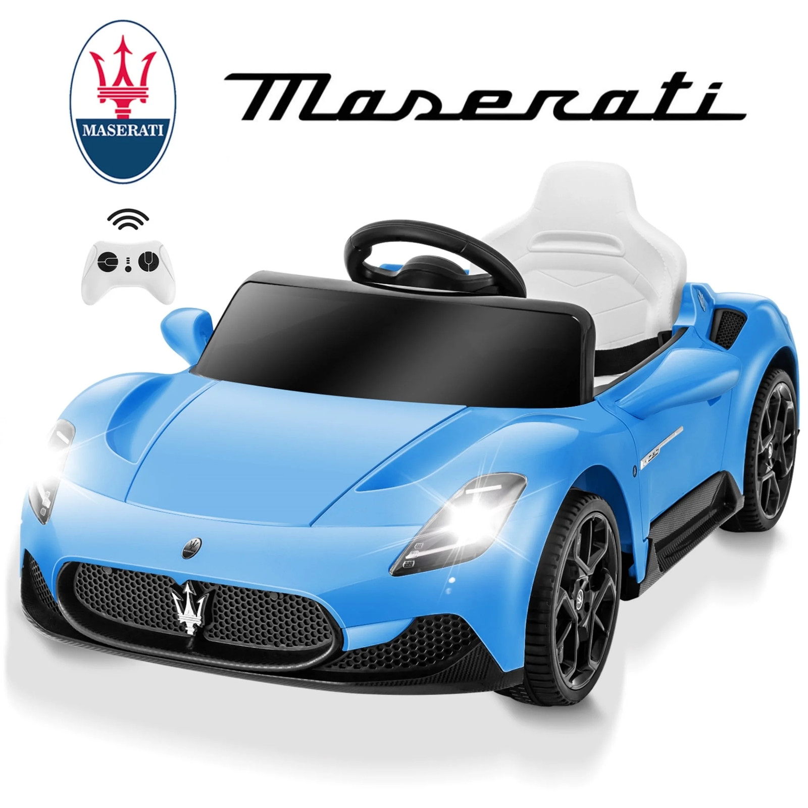 12V Kids Ride on Cars Licensed Maserati, Electric Ride on Toys for Toddler with