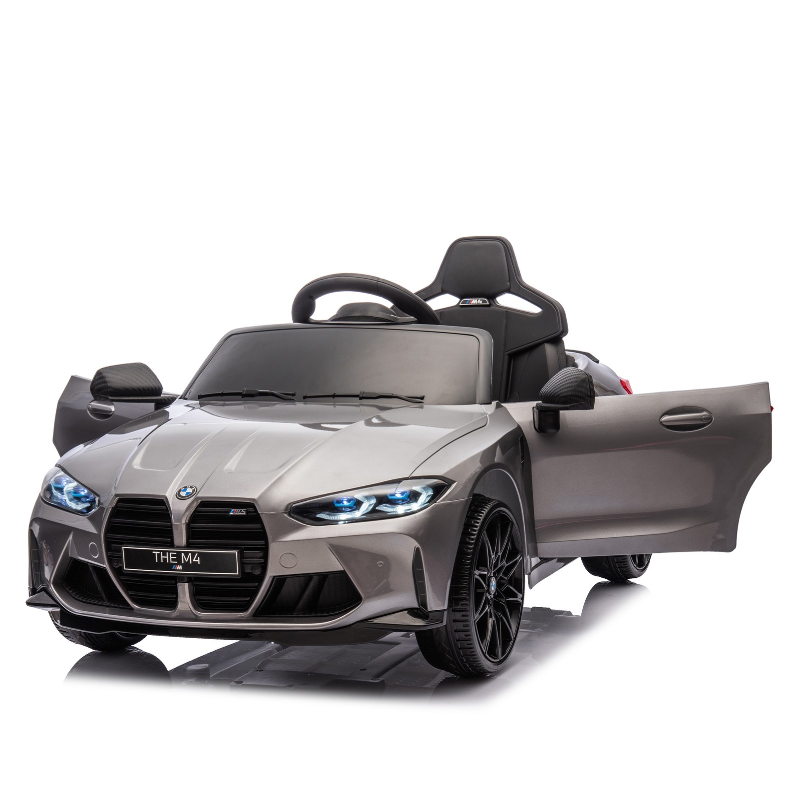 12v Kids ride on toy car 2.4G W/Parents Remote Control 3 Speed Adjustable Silver