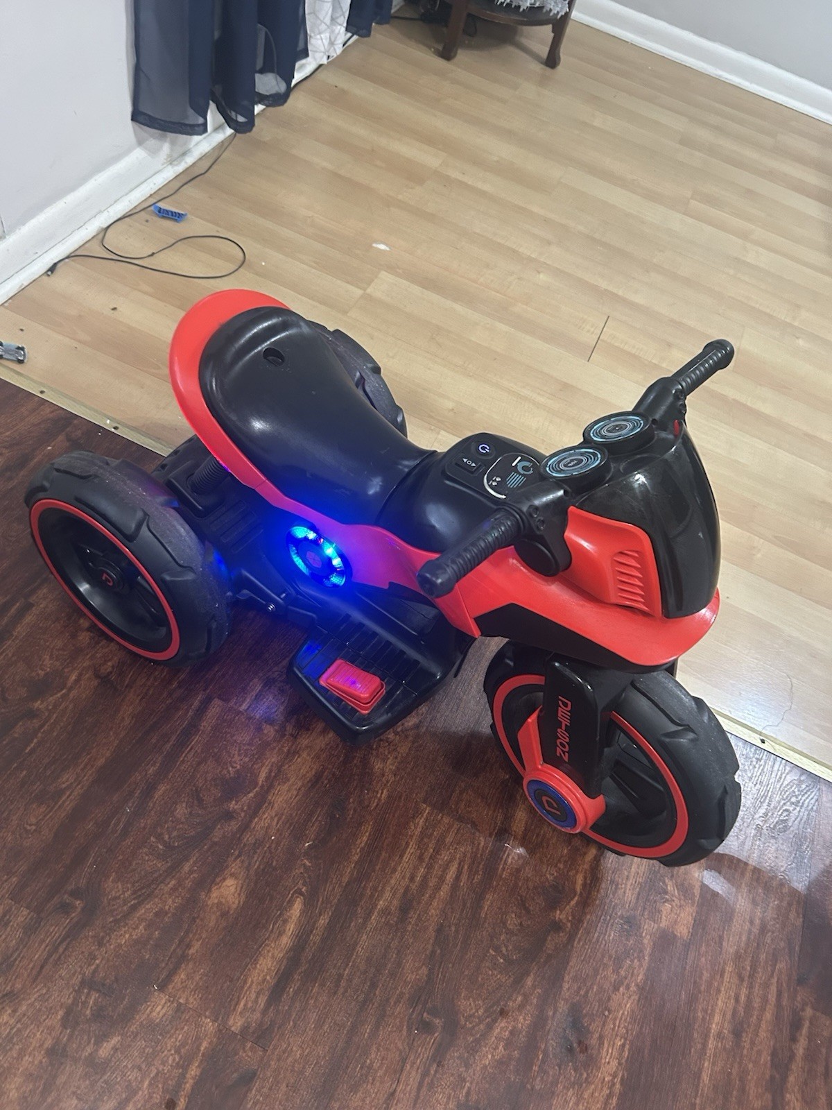 Kids Motorcycle Ride On Toy Spiderman 6V Rechargeable Battery