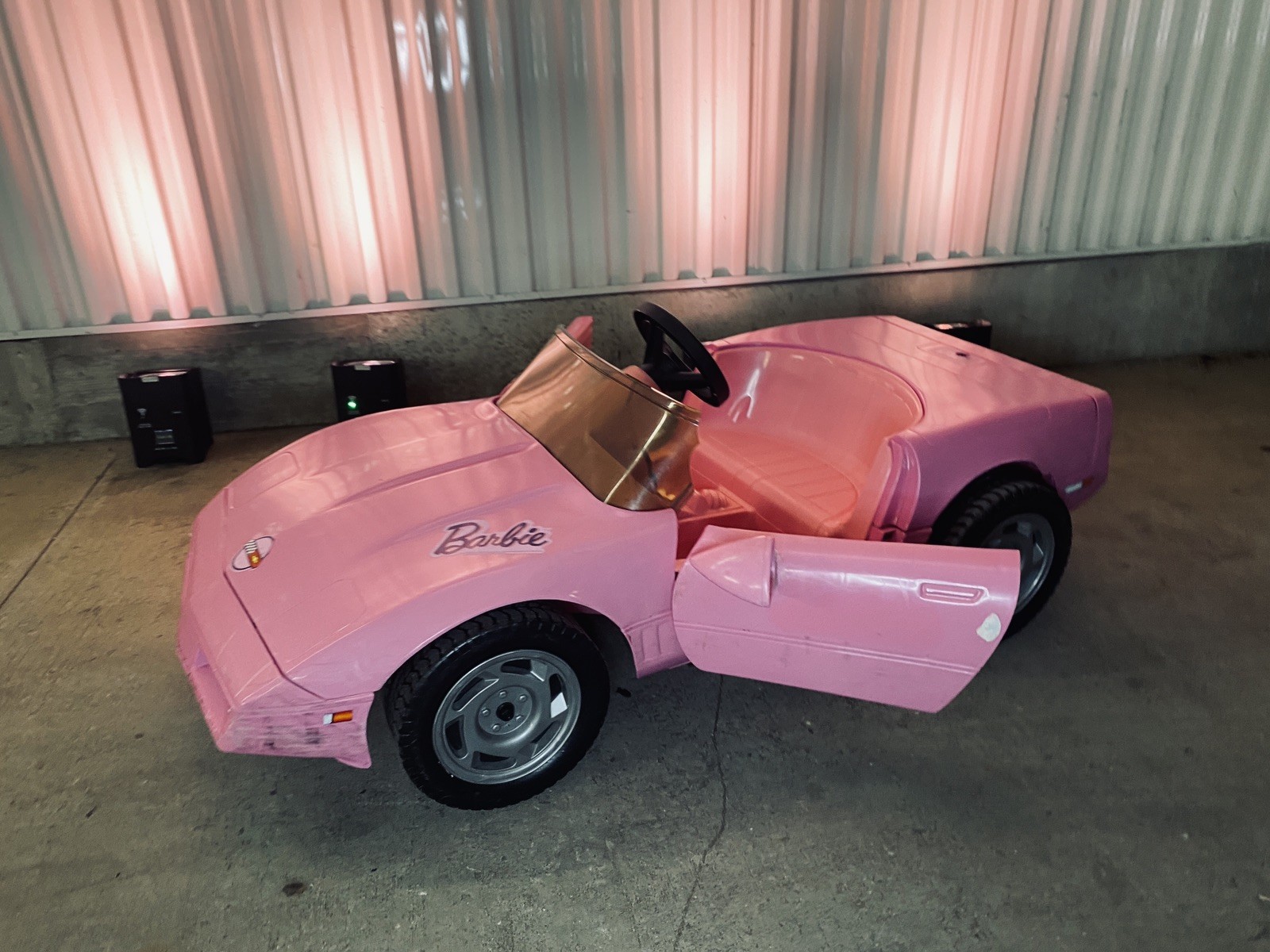 1990 Power Wheels Barbie Pink Corvette *PICKUP ONLY* w/ New Battery