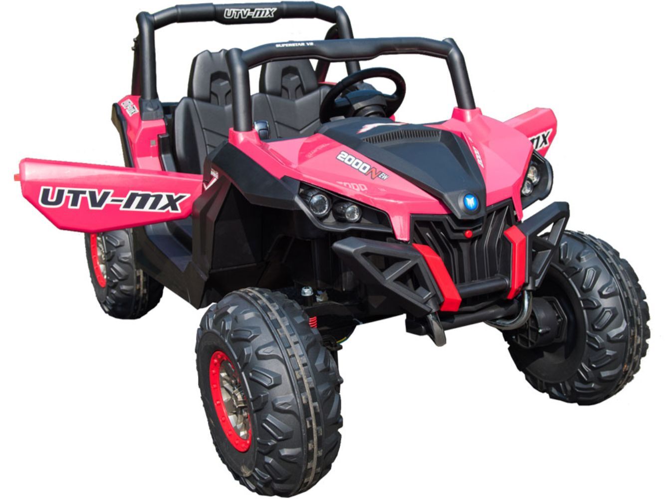 Mini Moto UTV 4×4 12v Pink (2.4ghz RC)