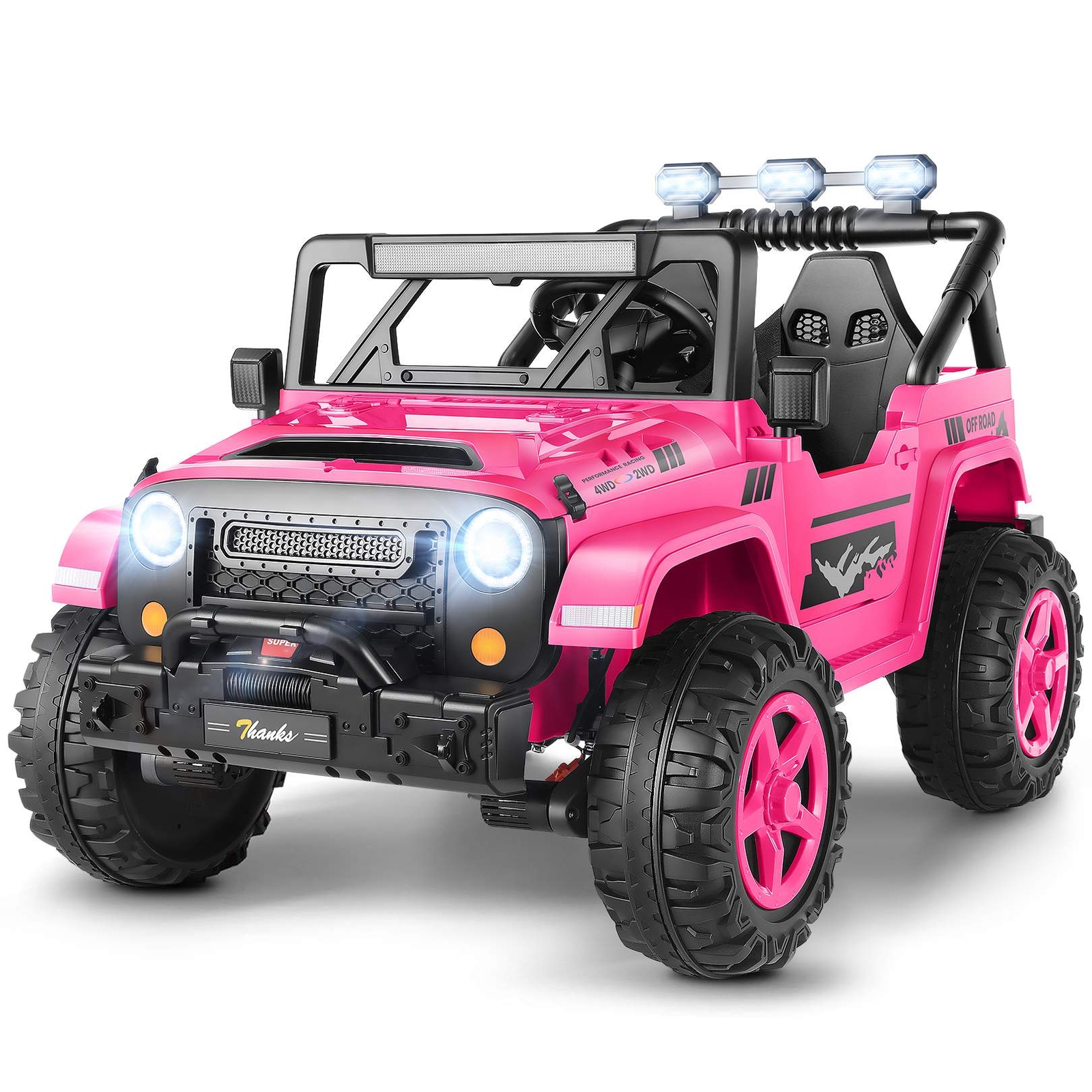 Ride On Car 24V 2WD/4WD Electric Car 4x4Off-Road Battery Powered with Remote