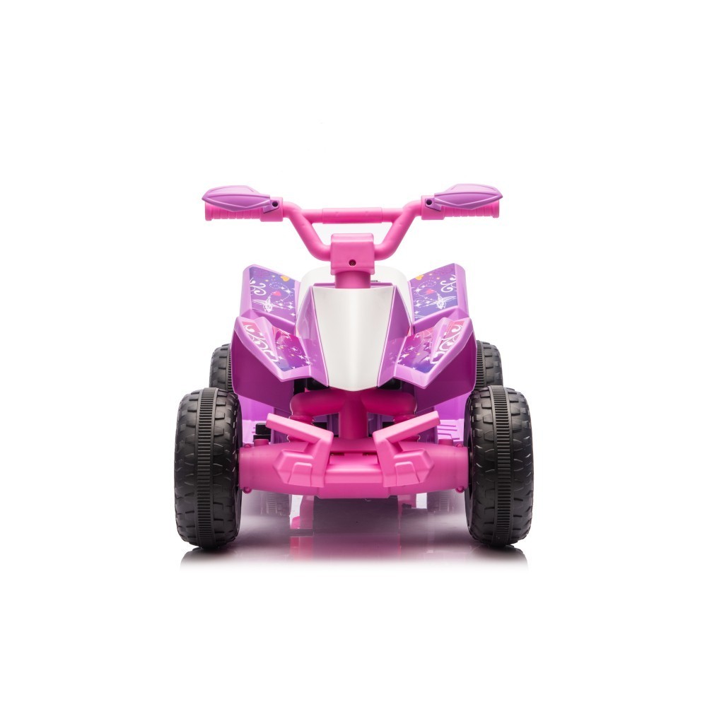 6V Kids Ride on ATV 4 Wheeler Electric Power Wheels Quad Car with Music, Light