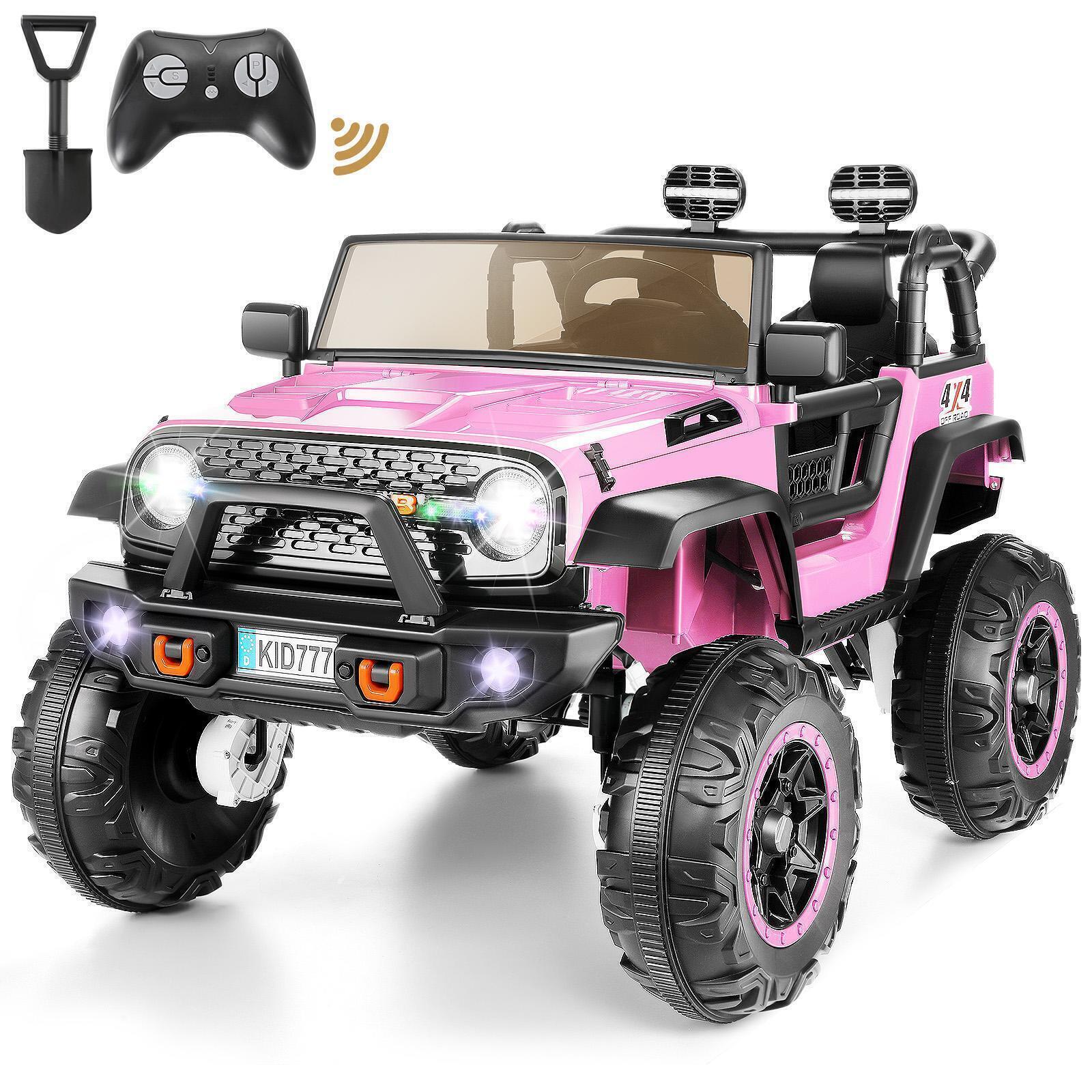 24V Kids Ride On Truck Jeep 2WD/4WD Switchable Ride On Car 400W Battery Powered
