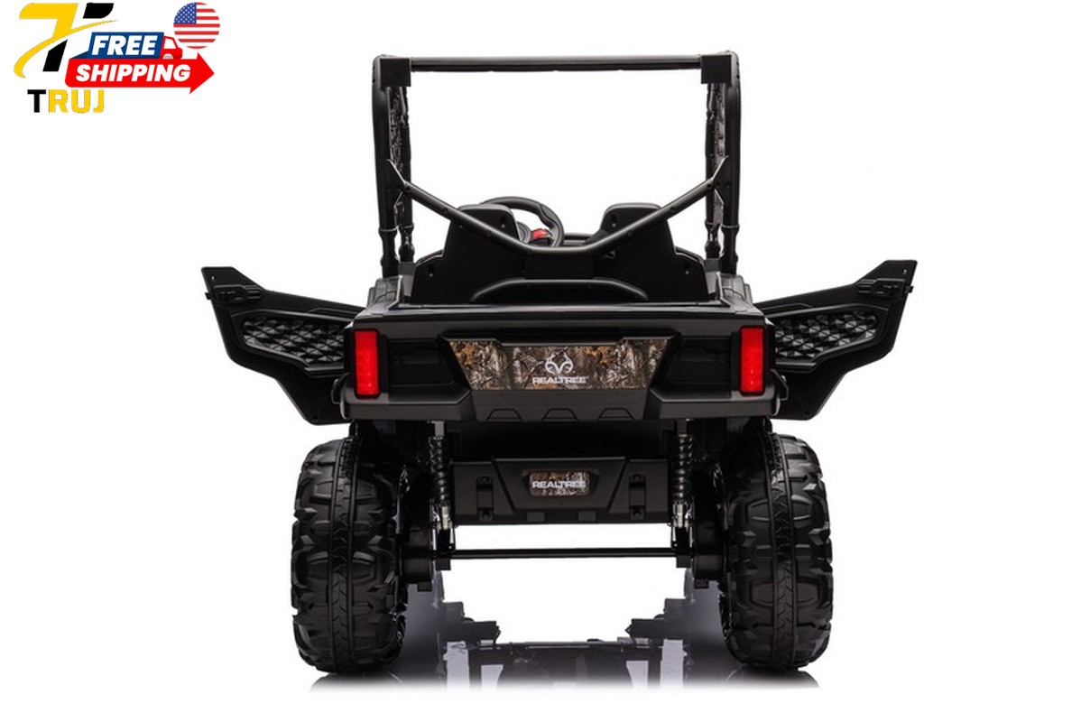 24V Realtree Camo UTV Battery Operated Ride On Toy Remote Age 3+ Realistic NEW