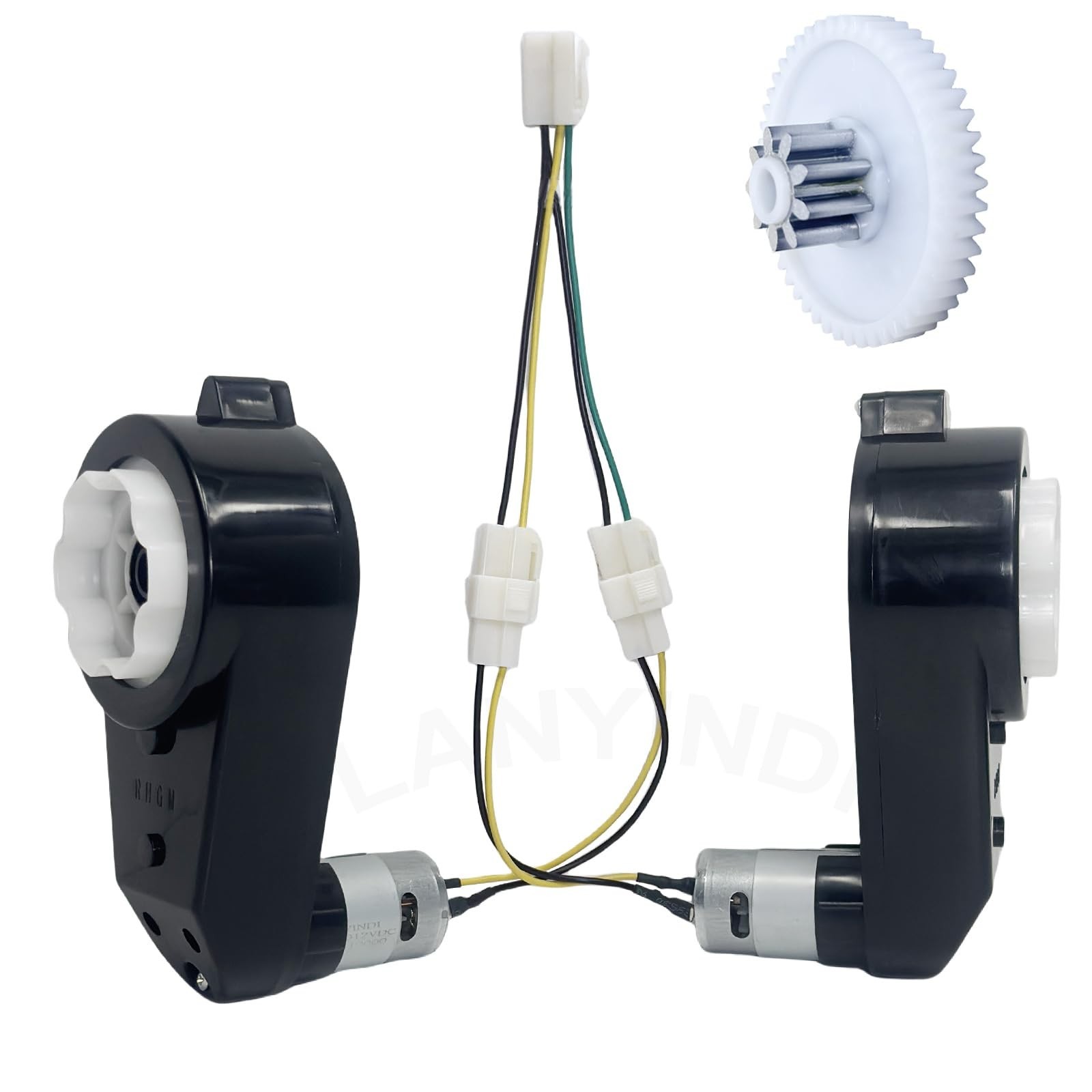 12V 550 Gearbox Motors – 12000RPM High-Speed Replacement for Ride-On Cars & Moto