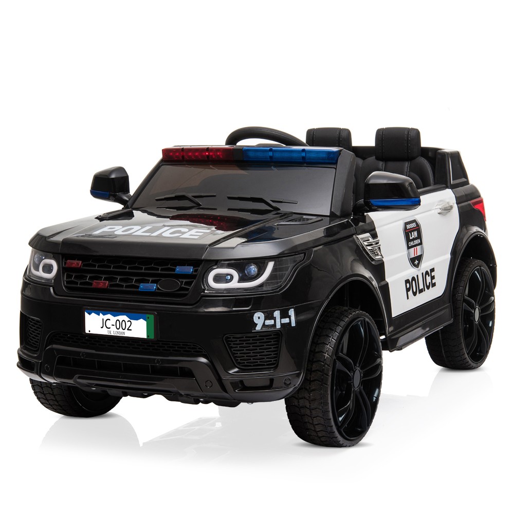 12V Kids Police Ride On SUV Car Toy Xmas Gift 3 Speed Light Music Remote US SHIP