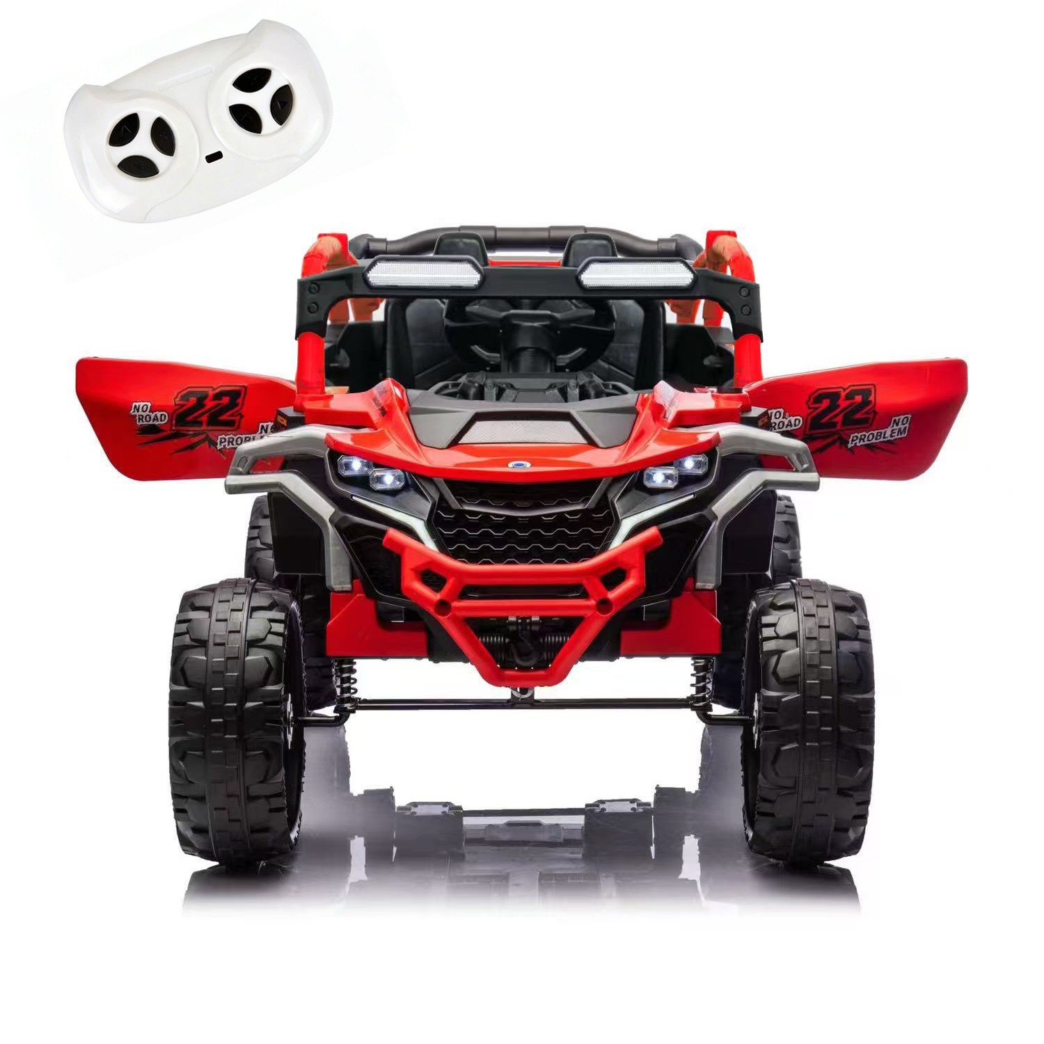 12V Kids Ride On UTV 2 Seaters Electric Car Toy 4 Wheeler Off-Road Car W/ Remote