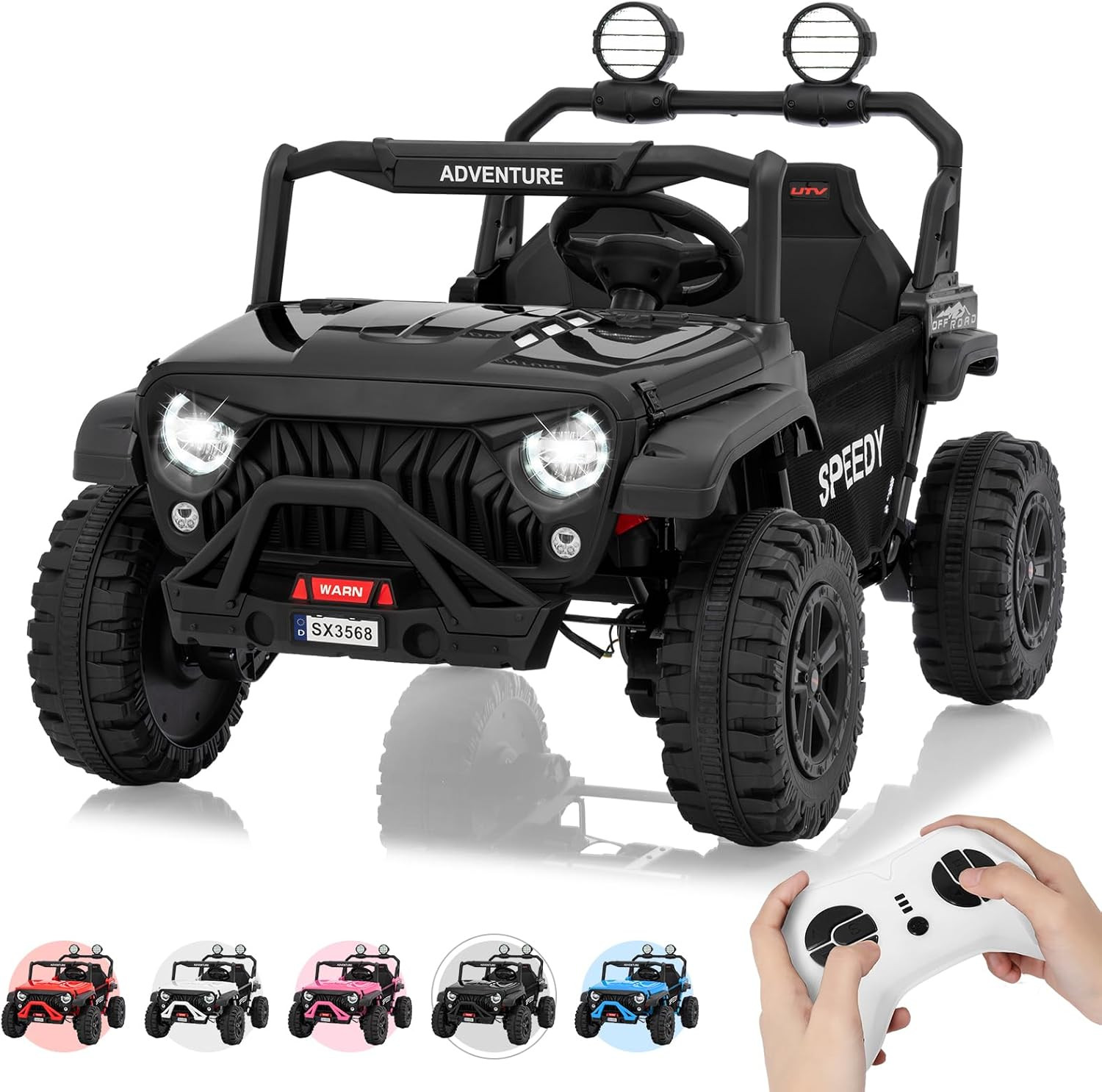 2 Seater Ride on Car for Kids 24V with Remote Control, 24V Ride on Toy,Fast 4.97