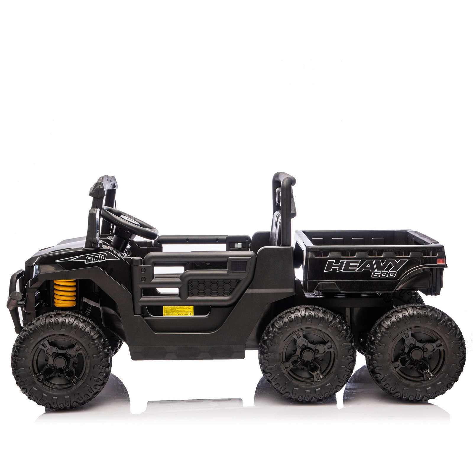 24V 440W Kids Ride on Dump Truck UTV Toy Car 4WD 6-Wheels Parent Control Music