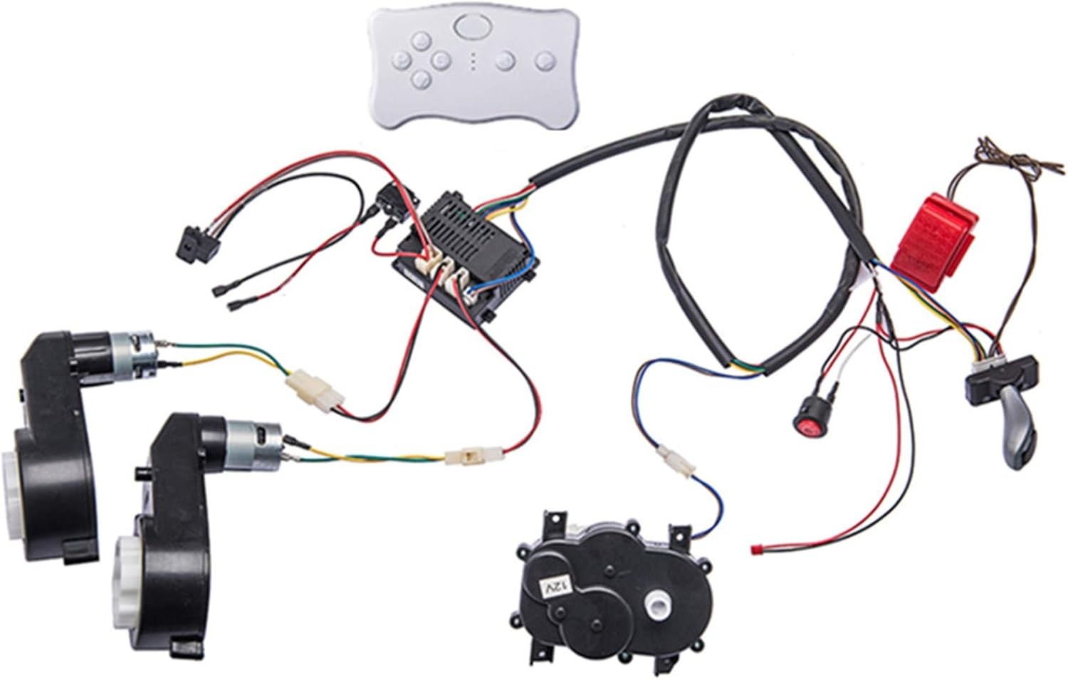 Kids Ride On Car 12V DIY Modified Harness Complete Set of Remote Control Circ…