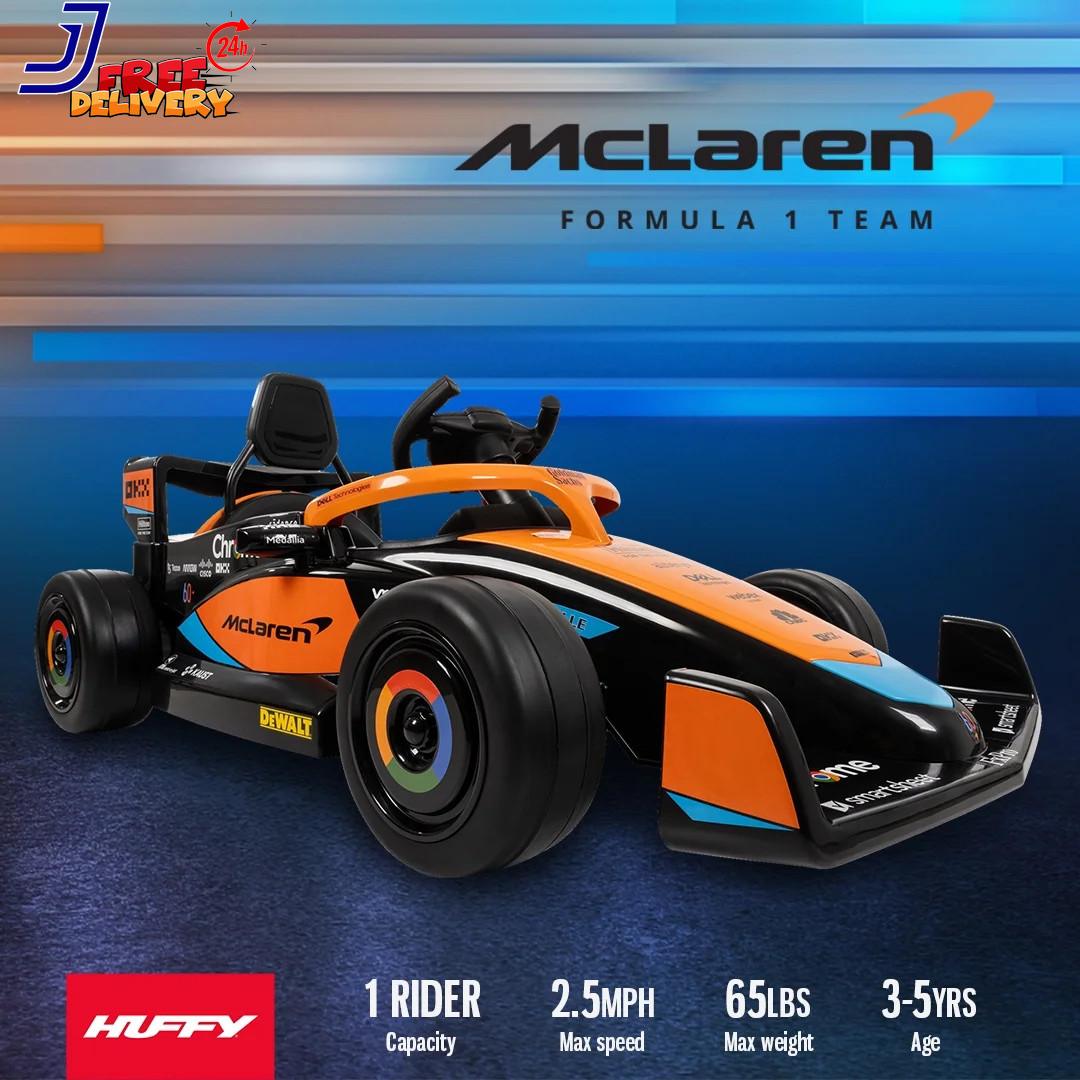 12V Mclaren F1 Race Car Kids Battery Ride-On Toy Remote Control FREE SHIPPING