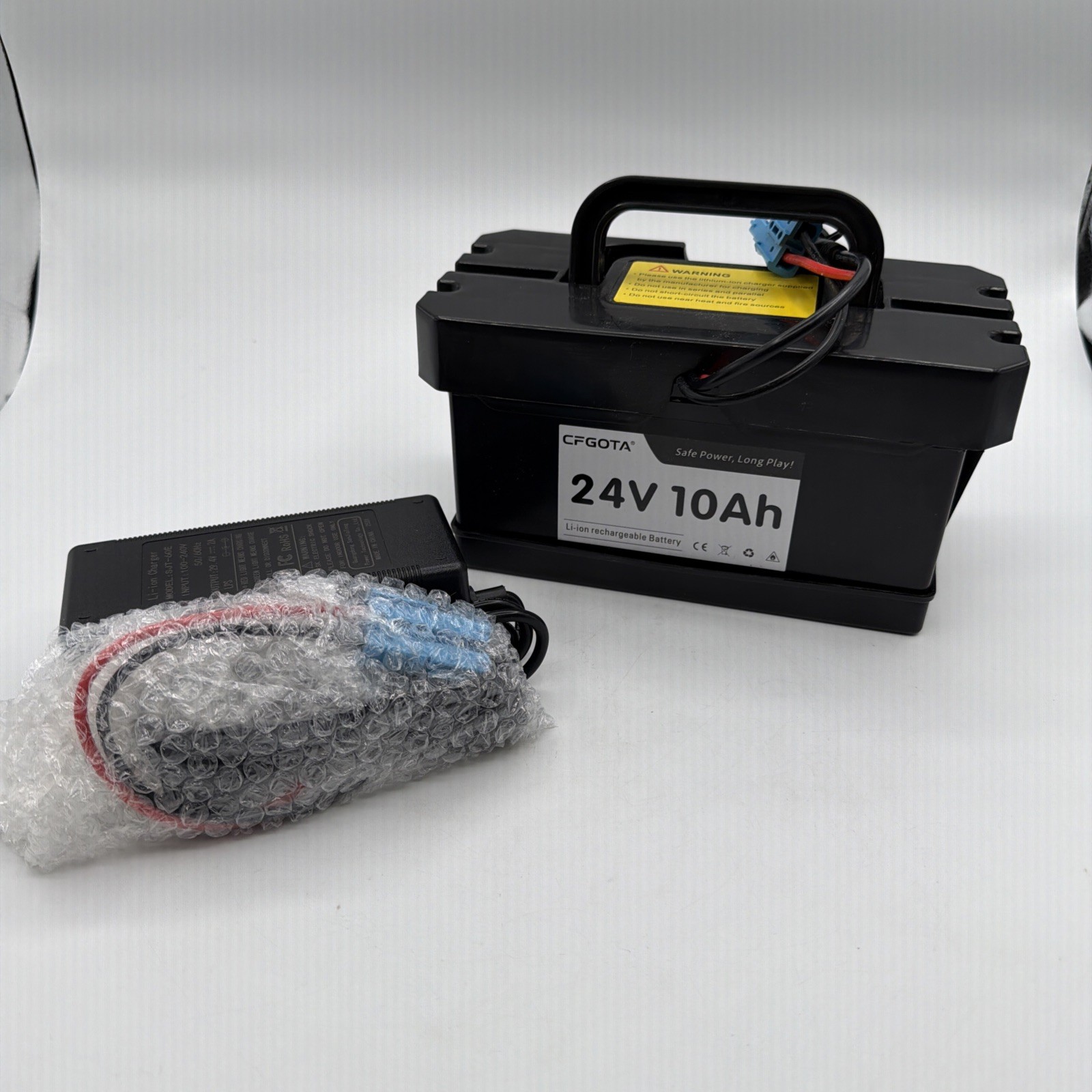 24V 10Ah Lithium Battery for Ride-On Cars & Toys, Compatible with Dynacraft Real