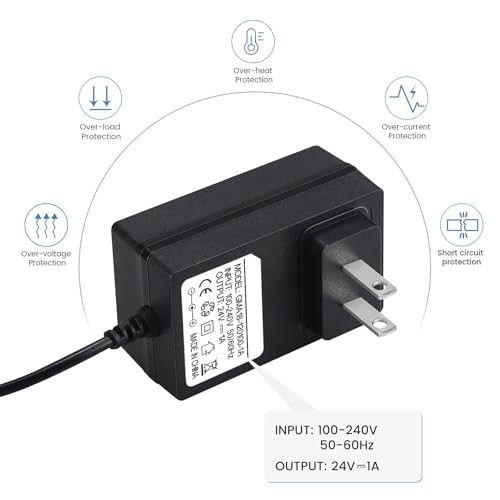 24V Battery Charger for Kids Ride On Car Toys, 24Volt Charging Cable with