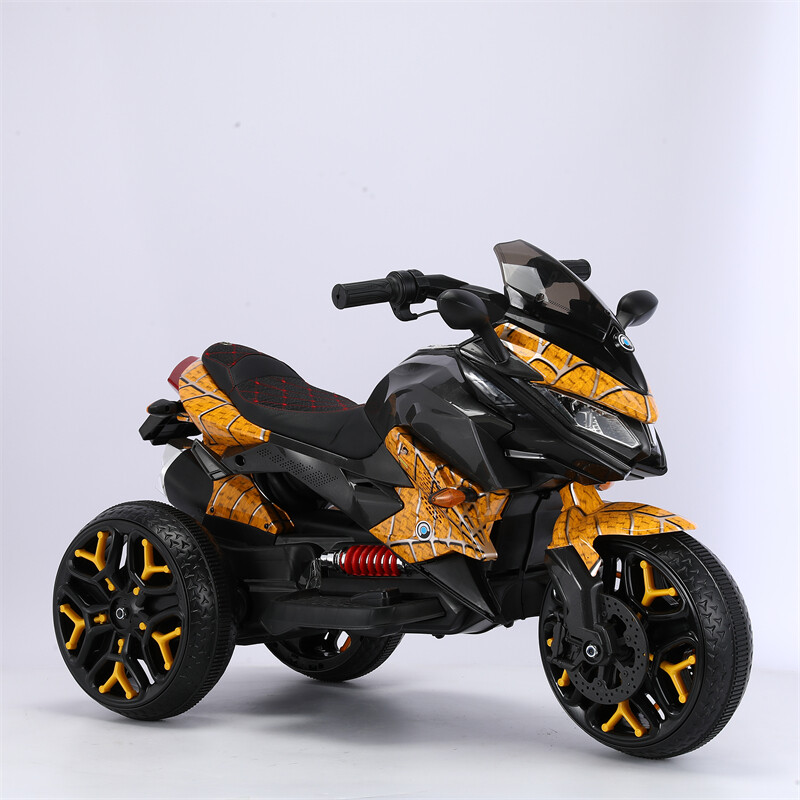 12V Electric Kids Motorcycle Ride-On Motorbike 3-Wheel 1.8-3.2MPH for Age 3-6