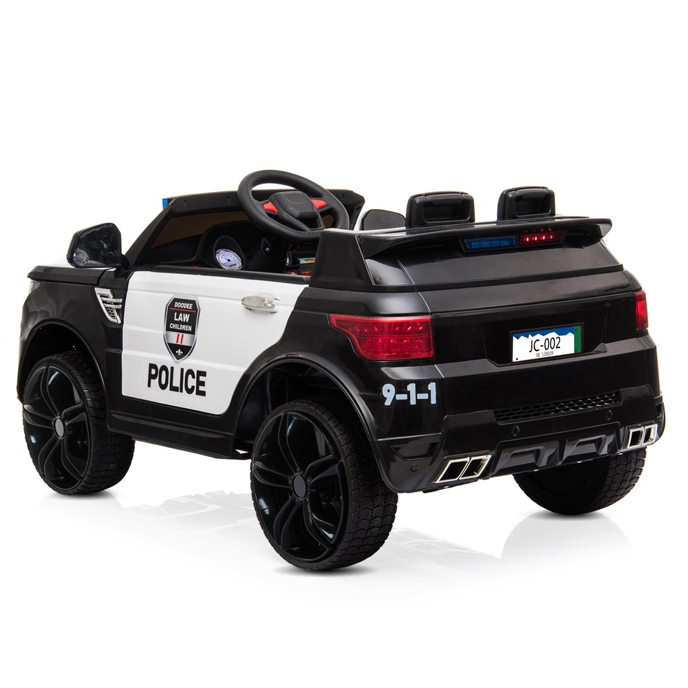 12V Kids Police Ride On SUV Car Toy Xmas Gift 3 Speed Light Music Remote US SHIP
