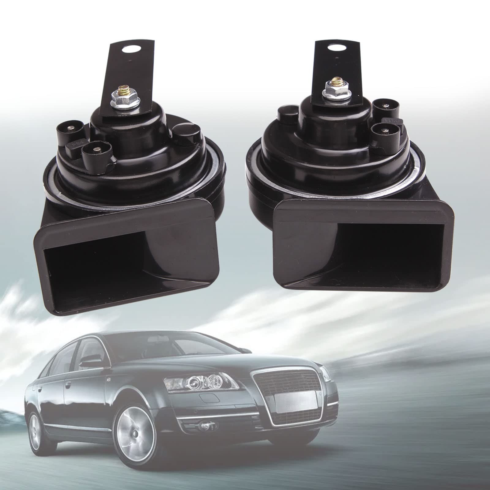 “12V Waterproof Snail Horn Loud 125db High/Low Tune for Hyundai Vehicles”