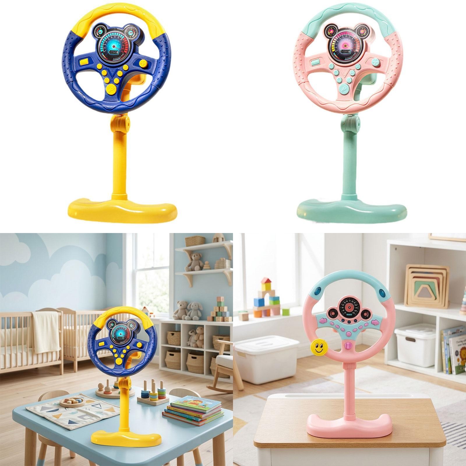 Steering Wheel Simulated Toy Small Toy for Preschool Children Gifts