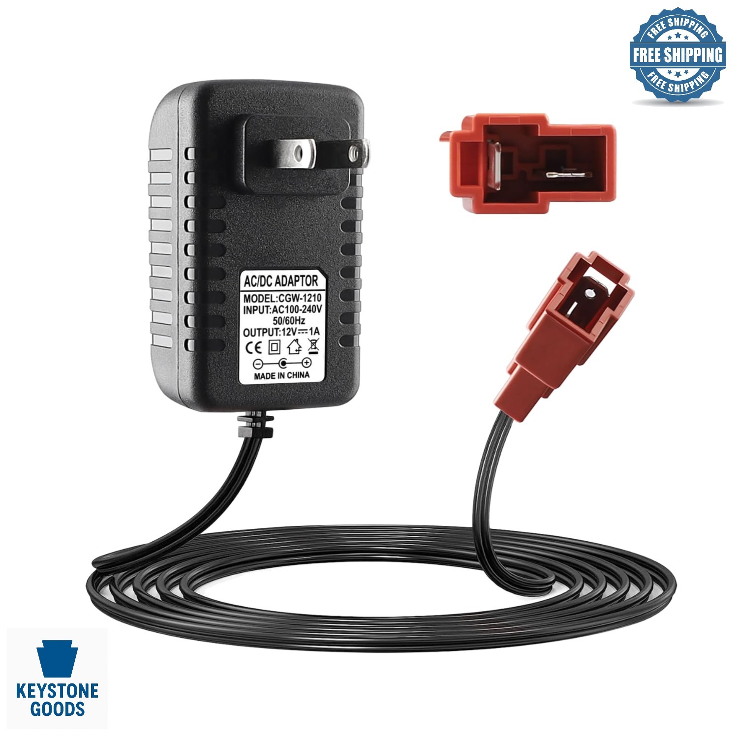 12V Ride-On Toy Battery Charger for BMX X6, GMC, ATV, Power Wheels & More
